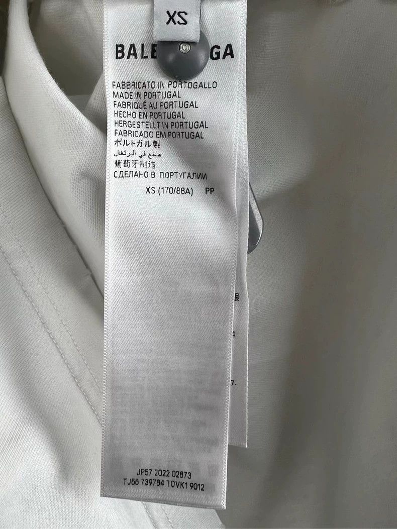Balenciaga Balenciaga Scissors letter destruction short sleeve 2501-Ne Size US XS / EU 42 / 0 - 5 Thumbnail