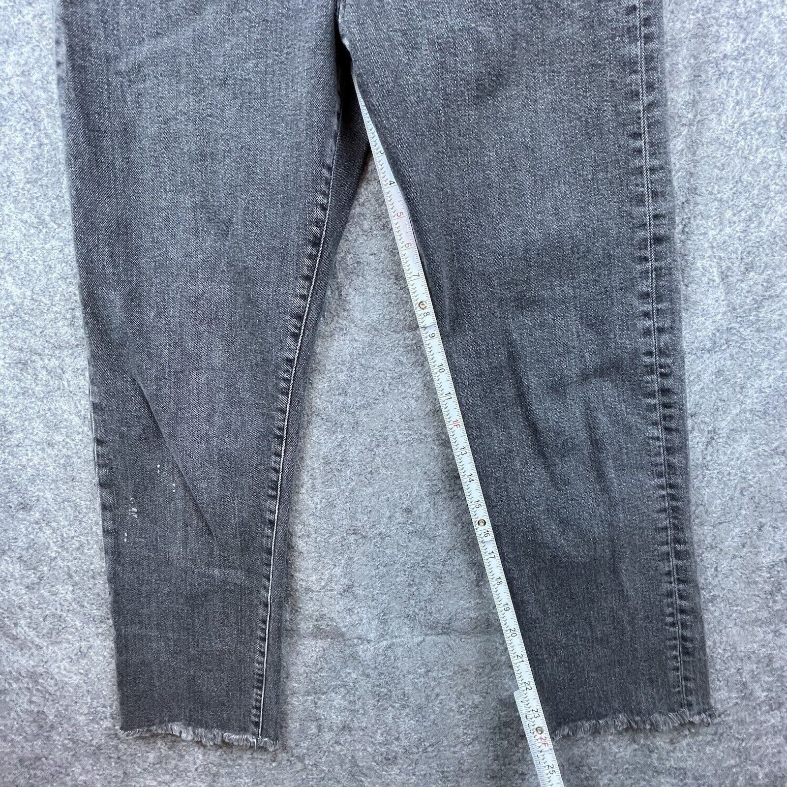 Baldwin Baldwin Kansas City Jeans Womens 31 Black Lola Straight USA Size 31" - 8 Thumbnail