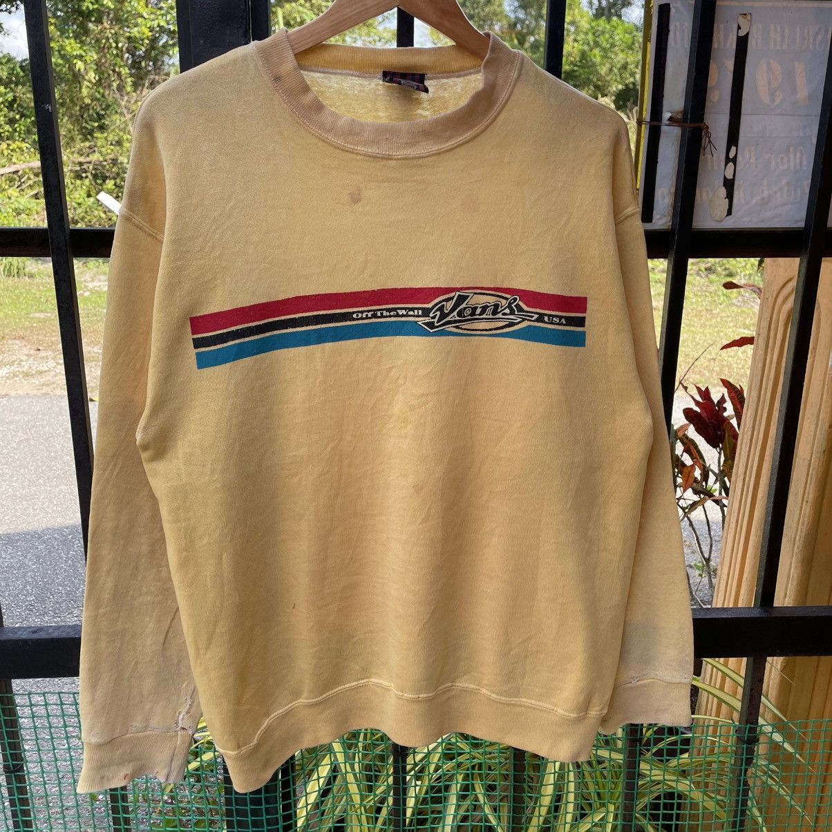 Vans 🔥Vintage 90s VANS Skateboard Crewneck Jumper Sweatshirts Size US M / EU 48-50 / 2 - 5 Thumbnail