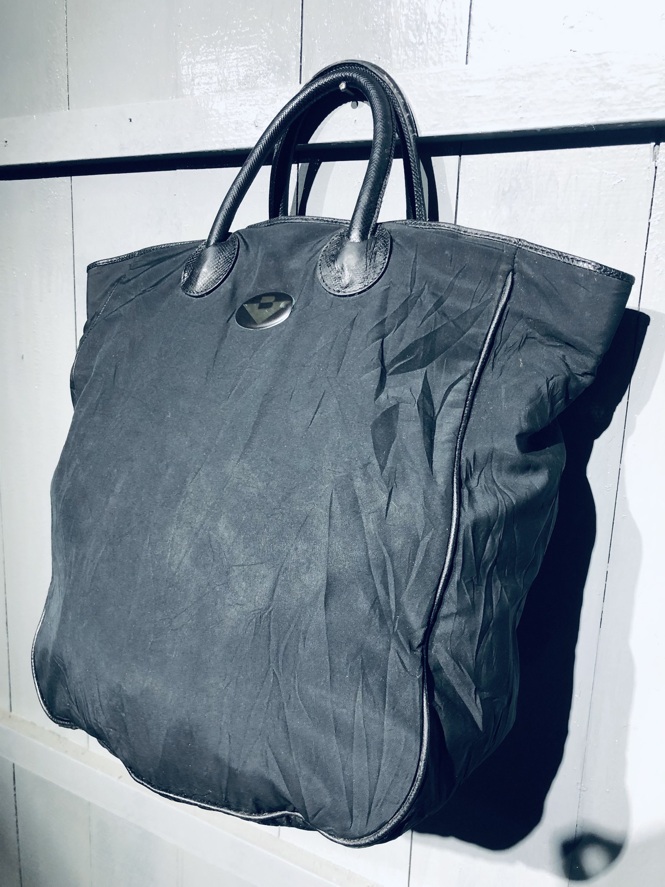 Bottega Veneta Classic‼️Authentic Bottega Vaneta Black Nylon Style Tote bag Size ONE SIZE - 2 Thumbnail