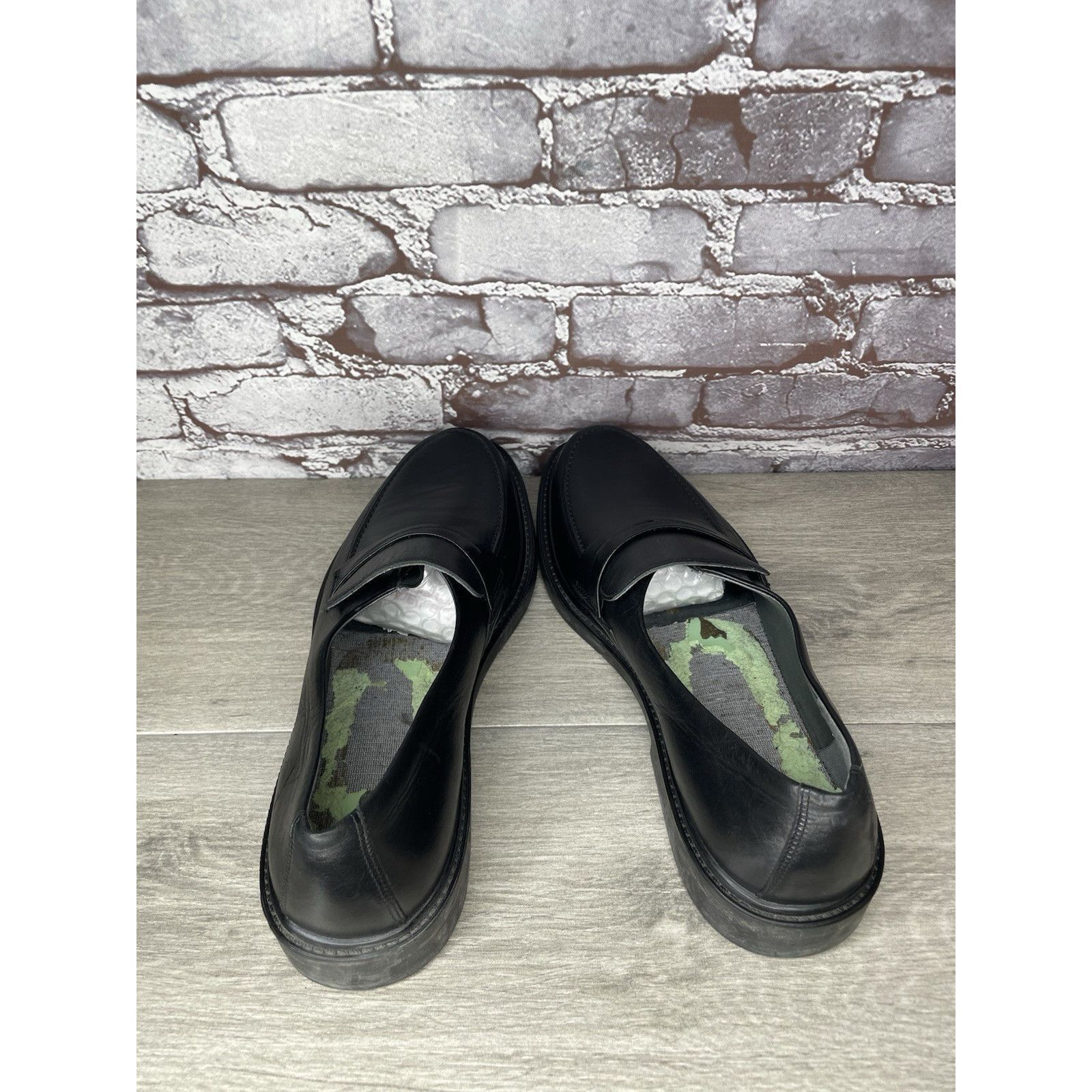 Mephisto Mephisto Black Leather Penny Loafers Slip on Comfort Shoes M Size US 11.5 / EU 44-45 - 19 Thumbnail