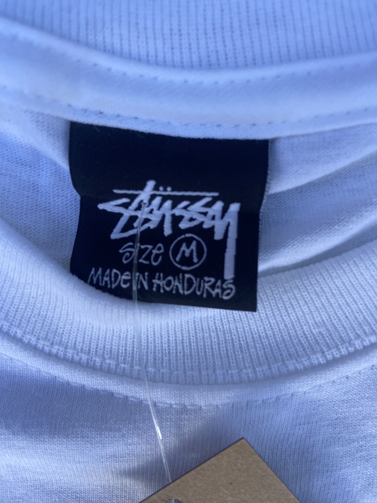 Stussy Stussy Born x Raised 8 Ball Tee White MEDIUM | Grailed