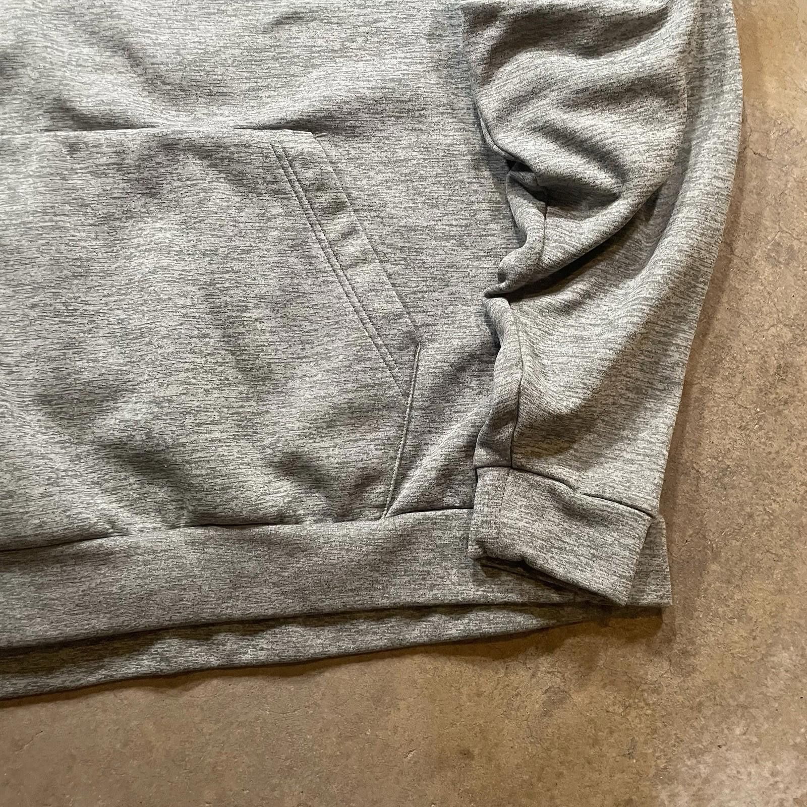 Nike SMU Mustangs Nike Dri-Fit Hoodie Shirt Mens XX-Large Gray Size ONE SIZE - 5 Thumbnail