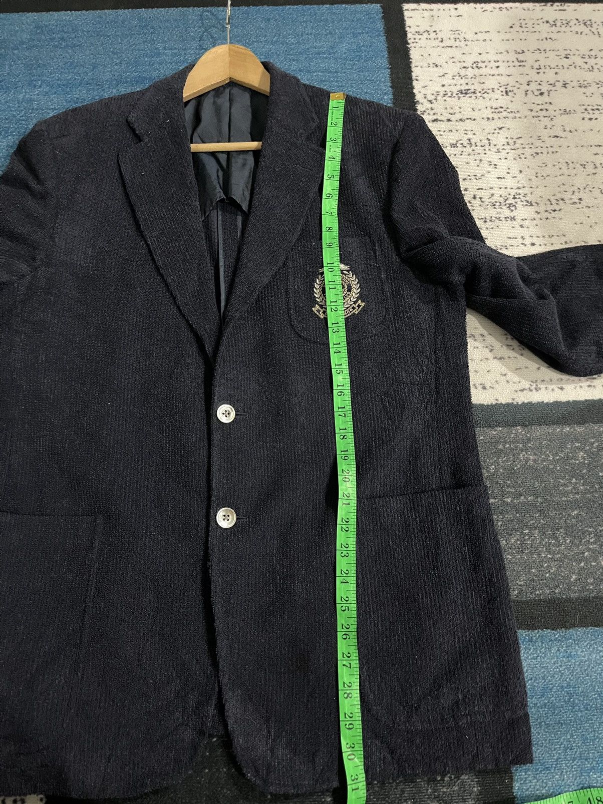 Burberry Vintage Burberrys Yacht Club Cudroy Coat Blazer Size 42L - 16 Thumbnail
