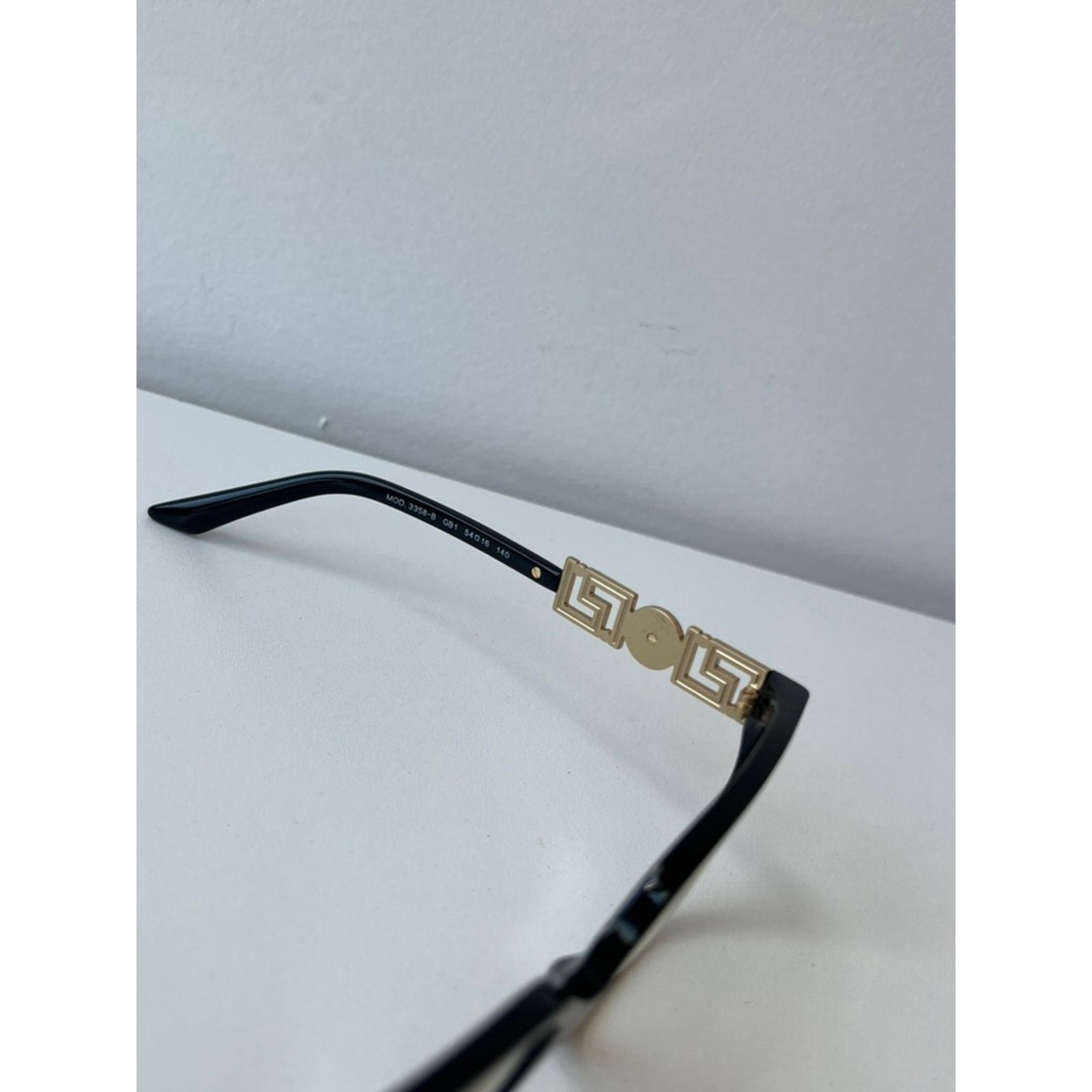Versace NEW Versace VE3358-B Black Crystal Strass Oversized Frames Size ONE SIZE - 8 Thumbnail