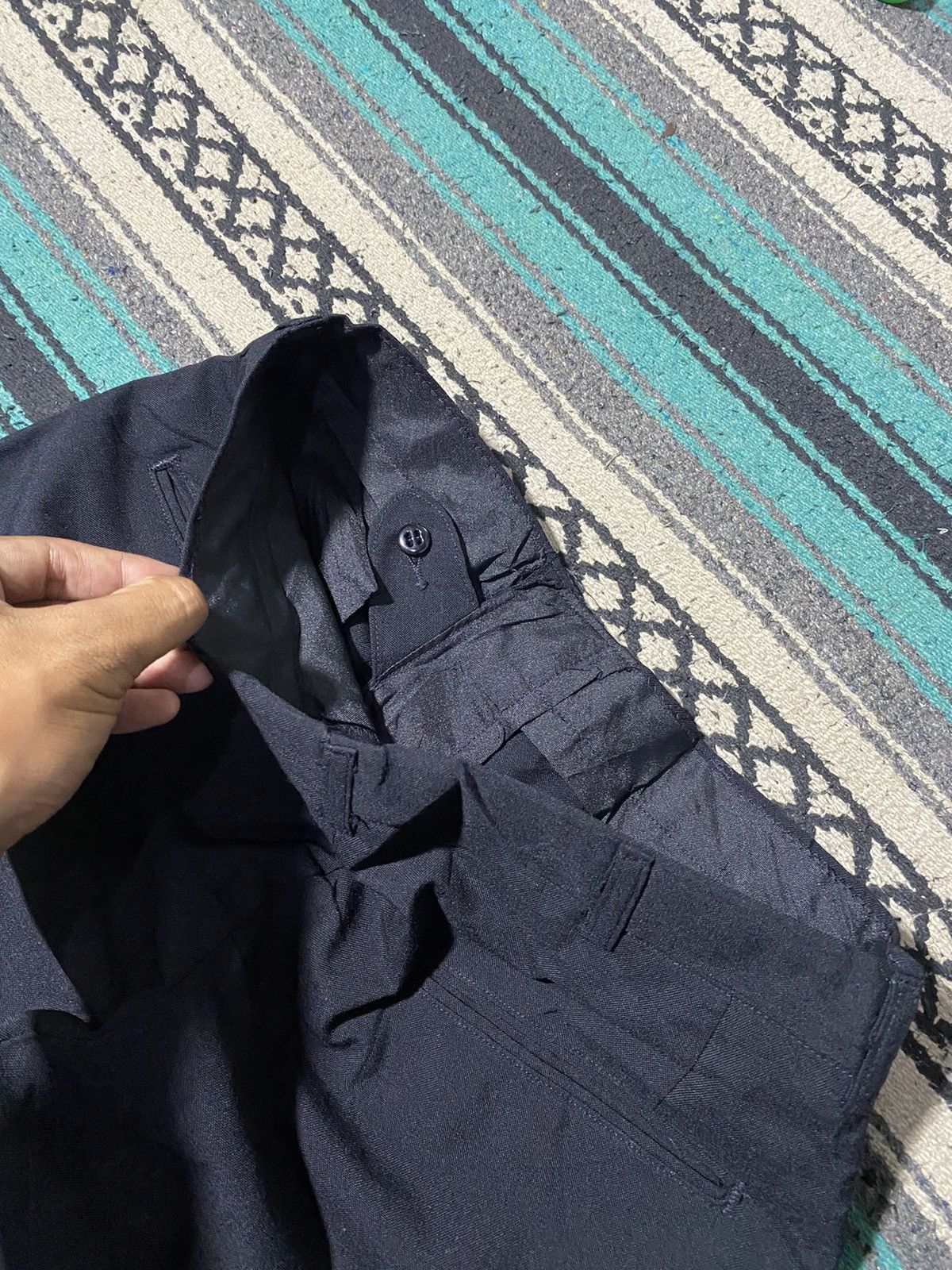 Vintage 1990s Repro Watauga Apparel US Navy Men's Poly Wool Trousers Size US 30 / EU 46 - 6 Thumbnail