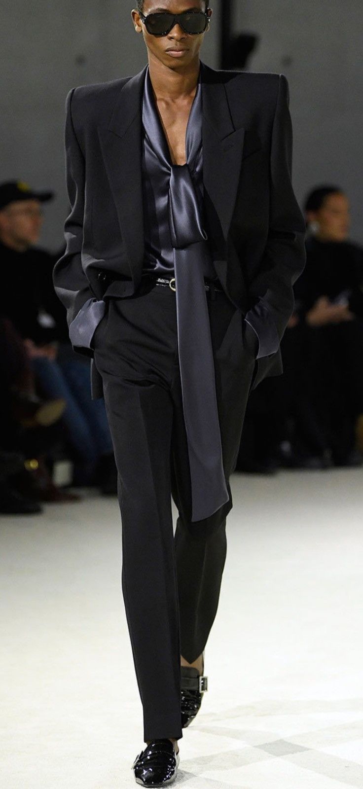 Saint Laurent Paris Saint laurent mens 2023 textured dress pants. 52/36. $1950 Size US 36 / EU 52 - 1 Thumbnail