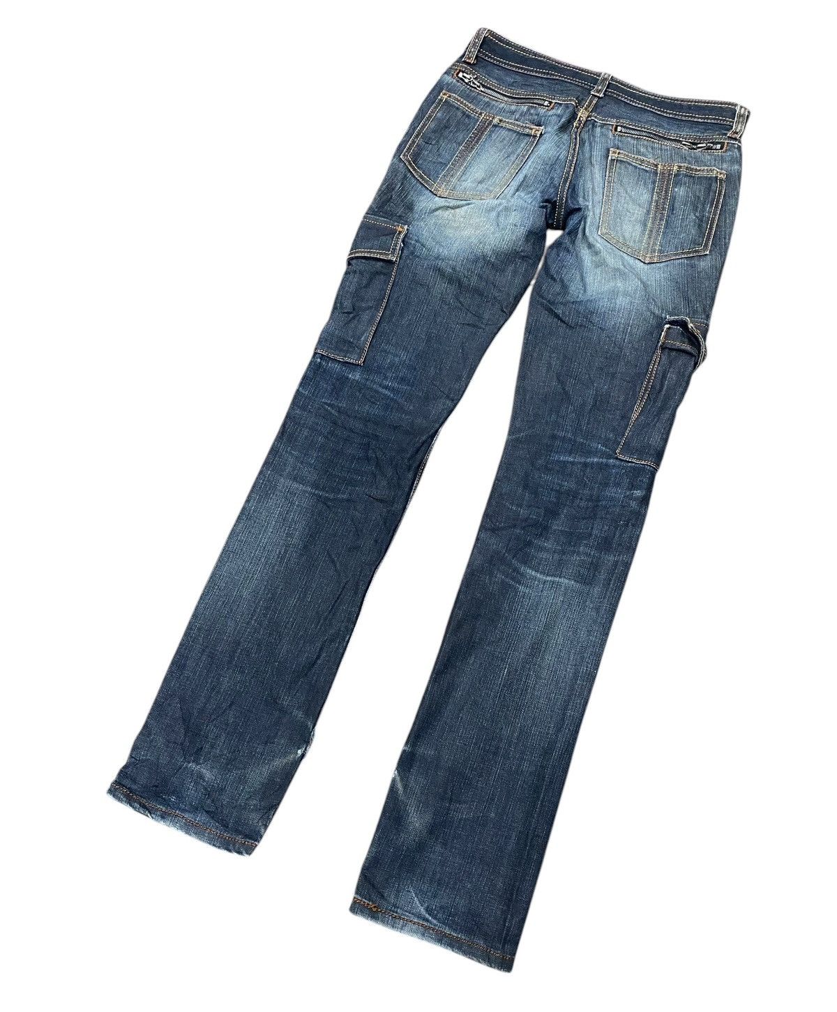 Japanese Brand Rare SCHLUSSEL Skinny Cargo Pant Size US 31 - 8 Thumbnail