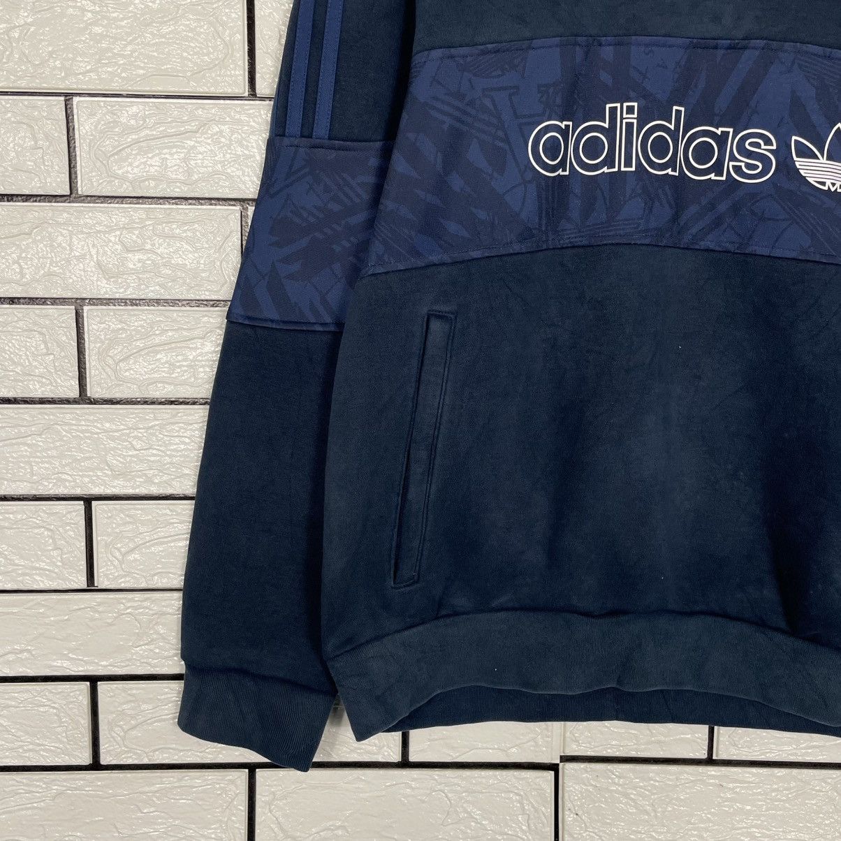 Adidas Adidas Big Logo Pullover Hoodie Size US M / EU 48-50 / 2 - 3 Thumbnail