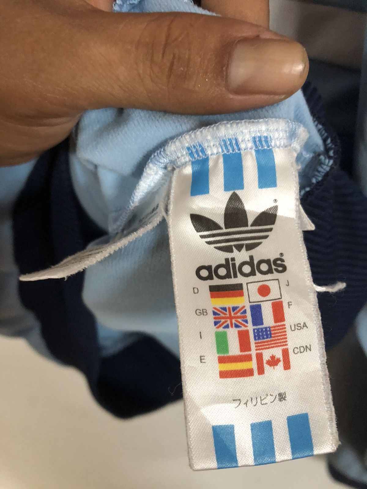 Adidas × Vintage Vintage 90’s Sweater Adidas Trofail Zipper Embroided Size US M / EU 48-50 / 2 - 7 Thumbnail