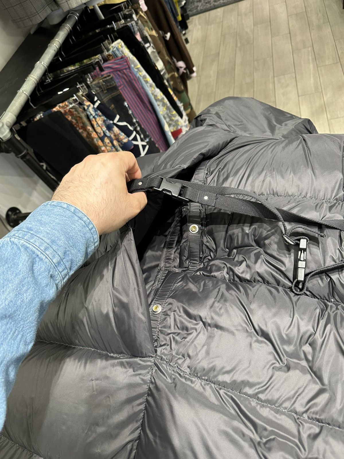Rick Owens Rick Owens Jumbo Poncho Drella Goose Down Coat Black Size 56 Size US XL / EU 56 / 4 - 15 Thumbnail