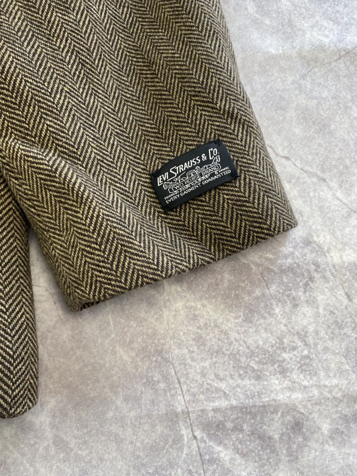 Levi's Levi's Jasper Club Sports Coat Blazer Herringbone Sherpa Size US M / EU 48-50 / 2 - 6 Thumbnail