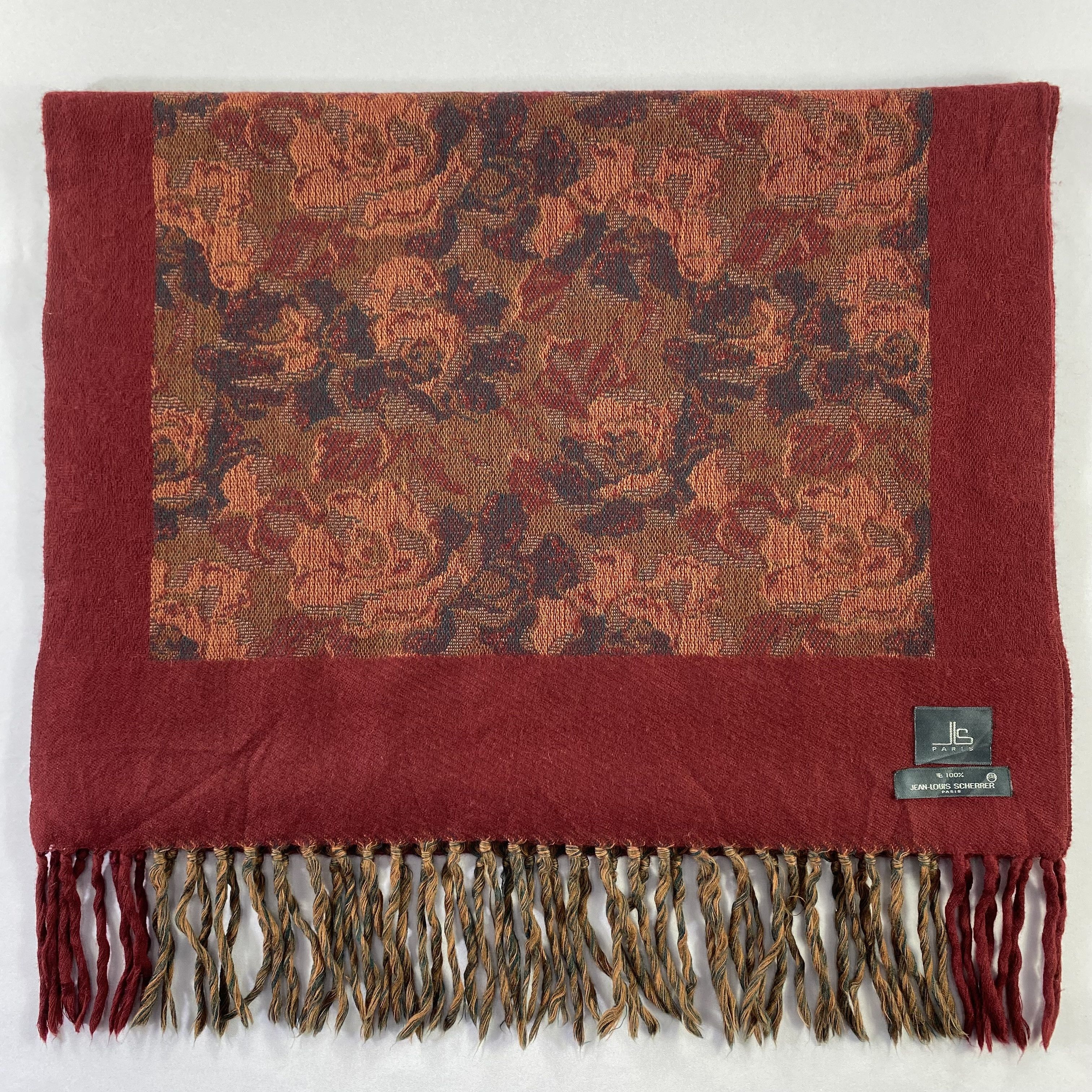 Jean-Louis Scherrer Jean Louis Scherrer Flora Scarf Neck Wrap Big Size Muffler Size ONE SIZE - 2 Thumbnail