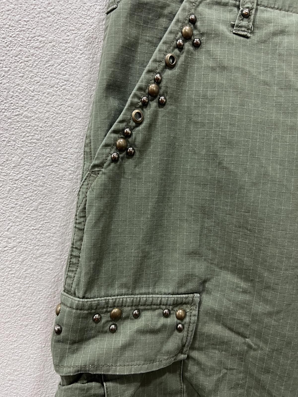 Other Y2K Riley Studded Ripstop Nylon Cargo Pants Size US 32 / EU 48 - 3 Thumbnail