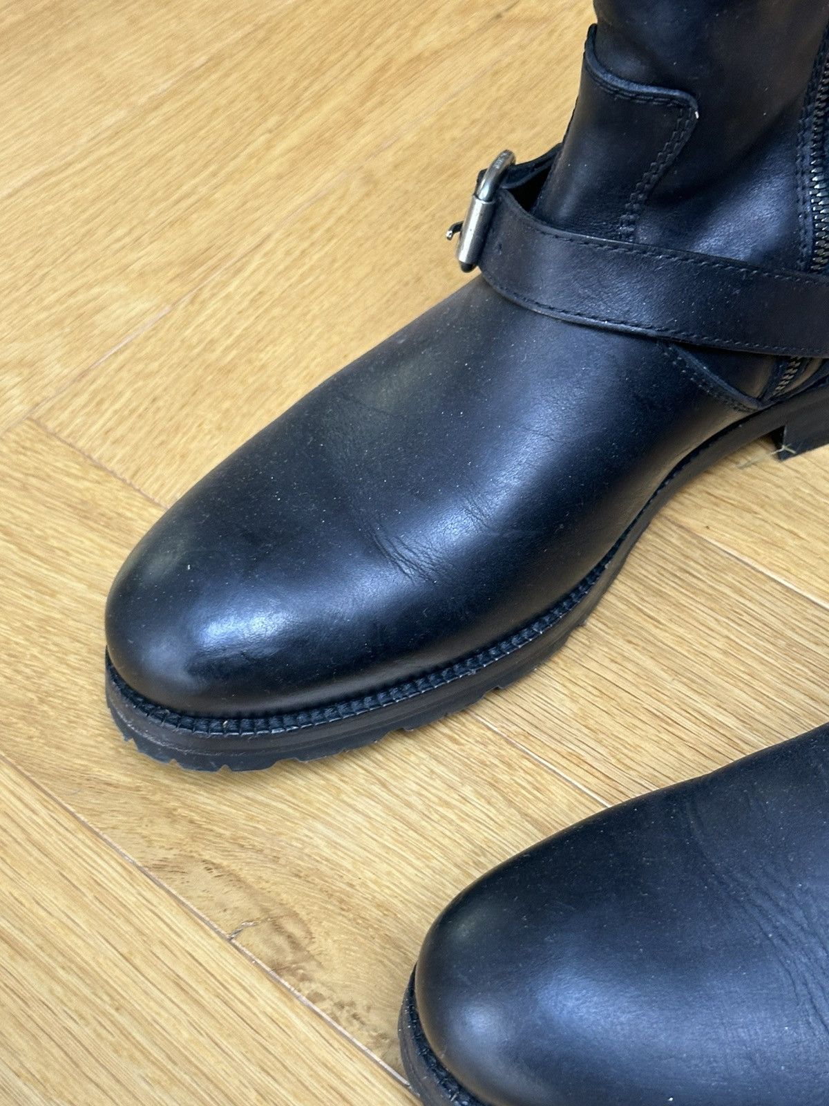 Jimmy Choo Jimmy Choo Black Biker Boots size 42 Size US 8 / EU 41 - 4 Thumbnail