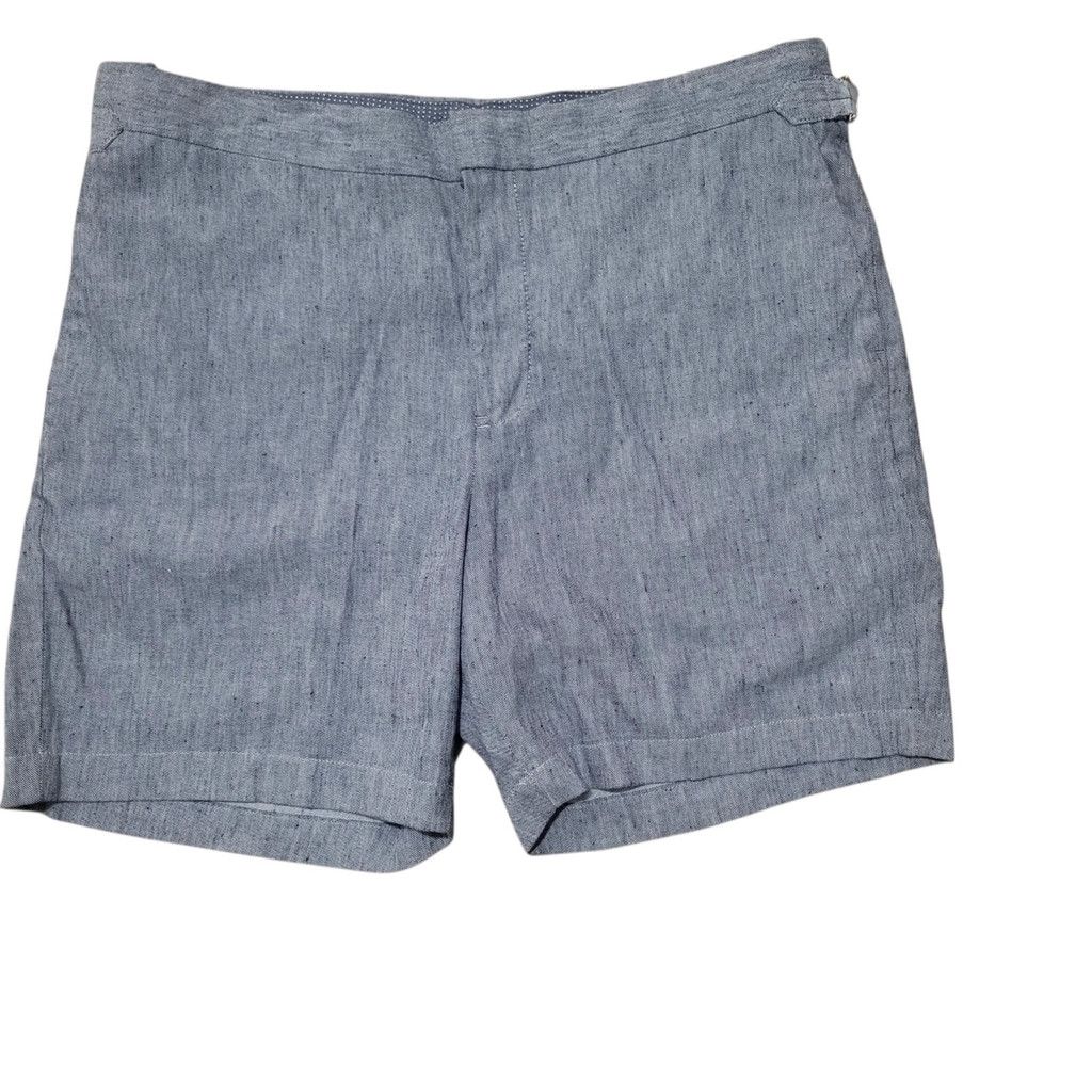 Michael Kors Michael Kors Men's Gray Adjustable Waist Linen Blend Chino S Size US 38 / EU 54 - 5 Thumbnail