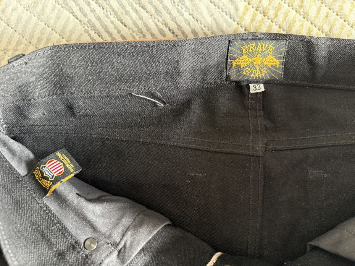 Brave Star Selvage Brave Star Slim Straight 16.5oz Double Black 33x36 Size US 33 - 4 Thumbnail