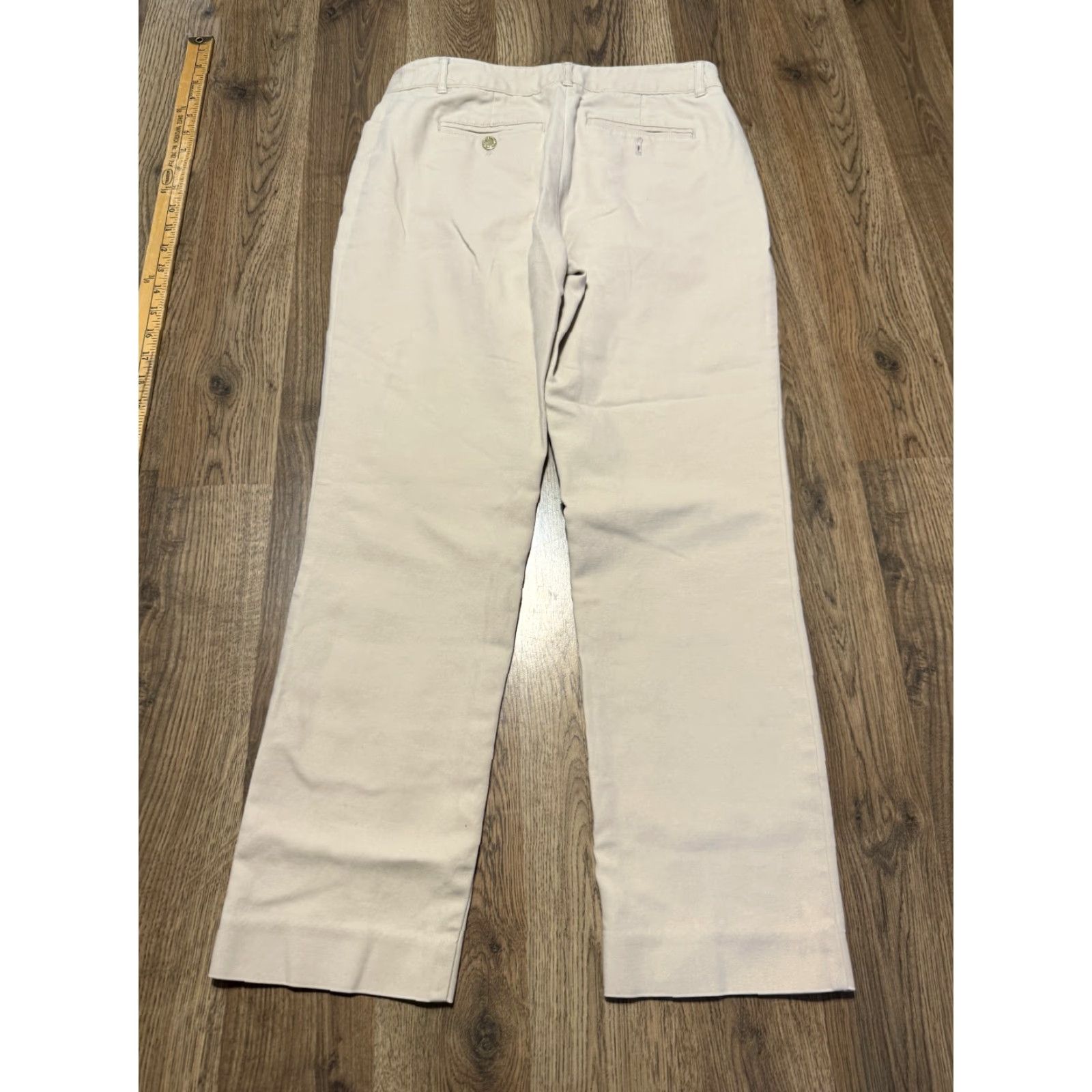 Jones New York Jones New York Pants Women's Size 2 Tan Straight Leg Light Wash Mid Rise Beige Regular Inseam 25 in Ankle Stretch Mens? Size 26" / US 2 / IT 38 - 2 Thumbnail