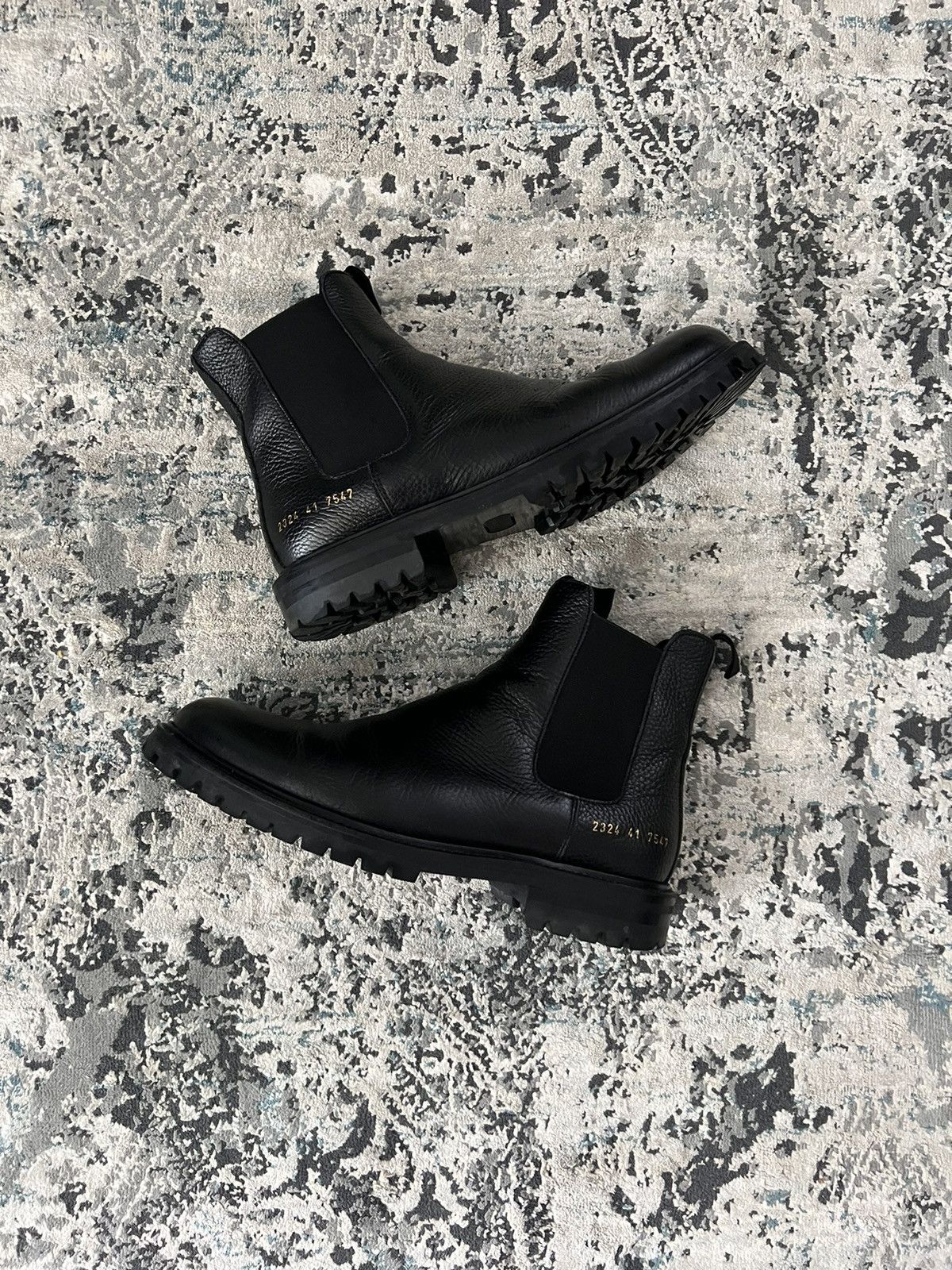 Common Projects Common Projects Black Chelsea Boots Size US 8 / EU 41 - 1 Thumbnail