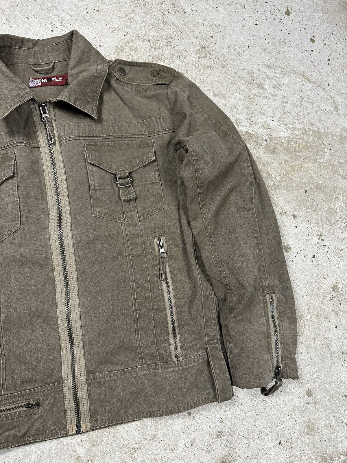 Vintage Vintage Y2K Brown Utility Army Military Style Jacket usa 90s Size US M / EU 48-50 / 2 - 6 Thumbnail