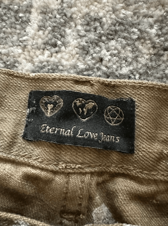 Other Eternal Love Painted Baggy Denim Size US 32 / EU 48 - 4 Thumbnail