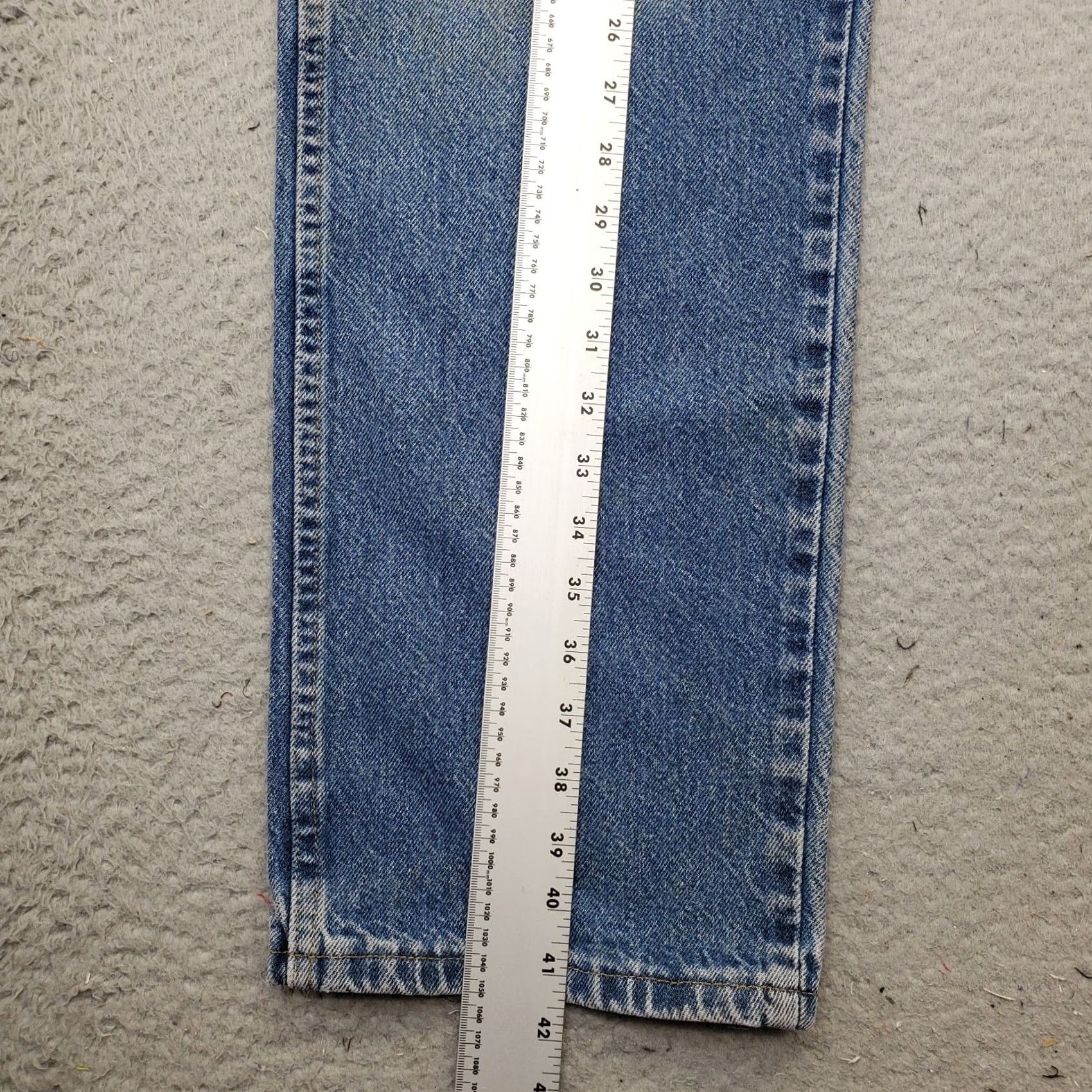Red Kap Red Kap Jeans Men Size 35x32 Blue Denim Medium Wash Straight Leg Cotton Pockets Vintage? No Mens Size US 35 - 3 Thumbnail