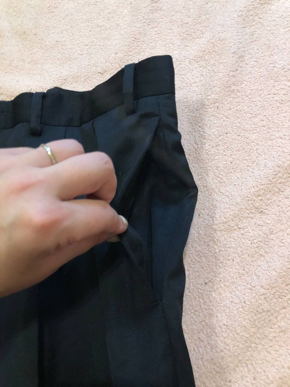 Lauren Ralph Lauren vintage black Y2K Formal Trousers Lauren Ralph Lauren Size 40R - 4 Thumbnail
