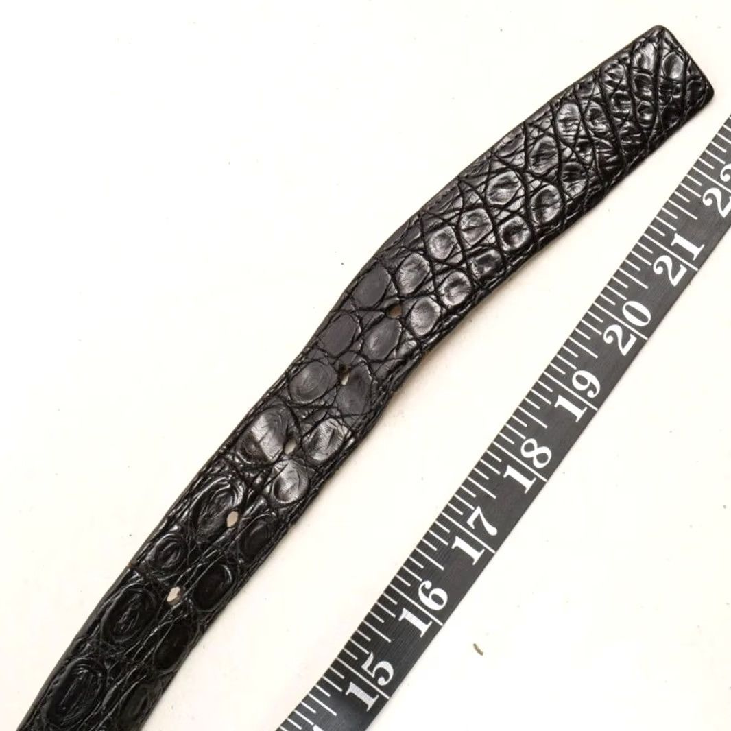 Vintage VINTAGE Peter Huber Leather Belt Mens 42 Black Leather Casual Fashion Belt Size 42 - 4 Thumbnail