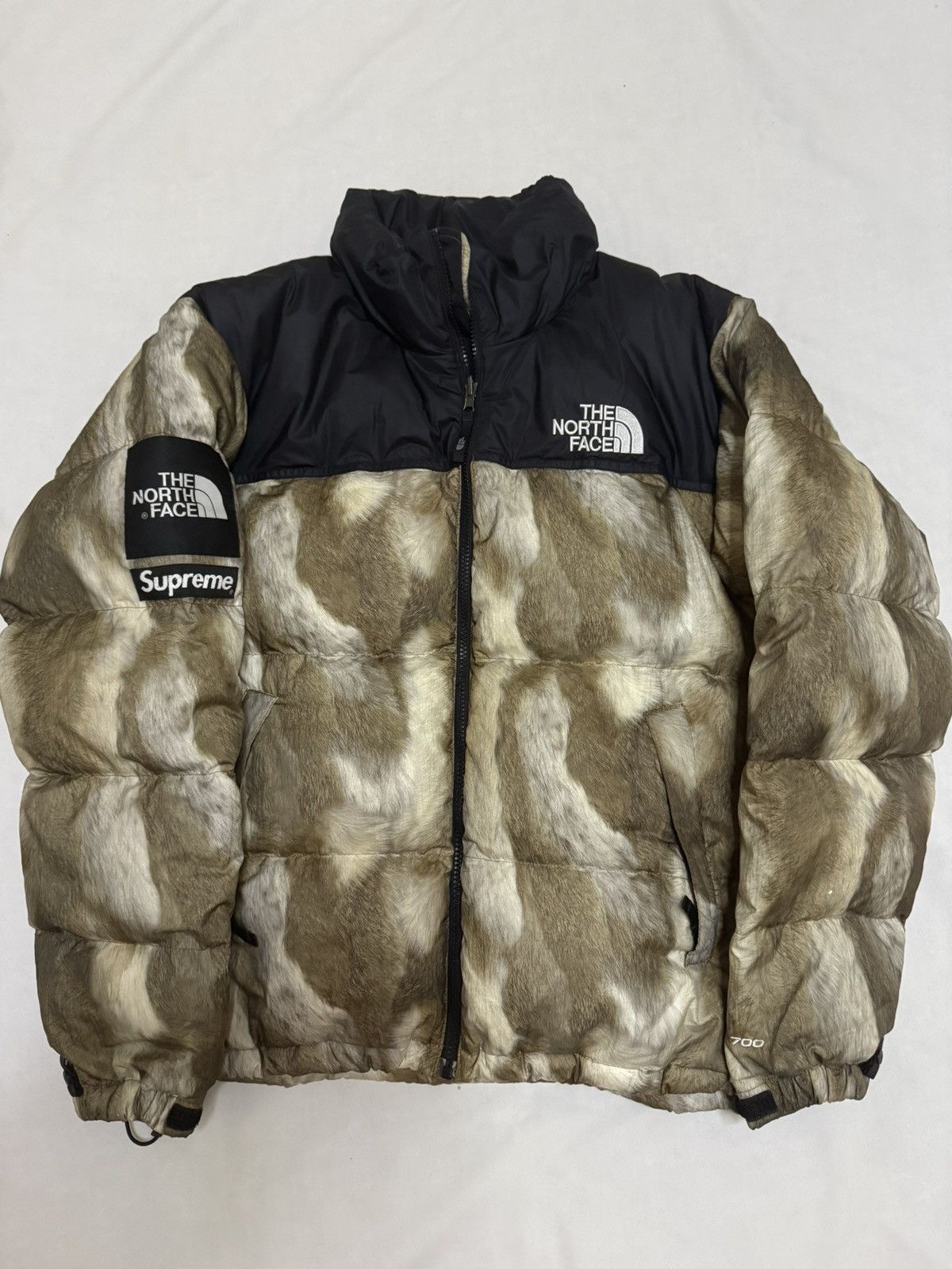 ジャケット・アウター SUPREME THE NORTH FACE Fur Print Nuptse Supreme The North Face Fur Print Nuptse – supergl0rious