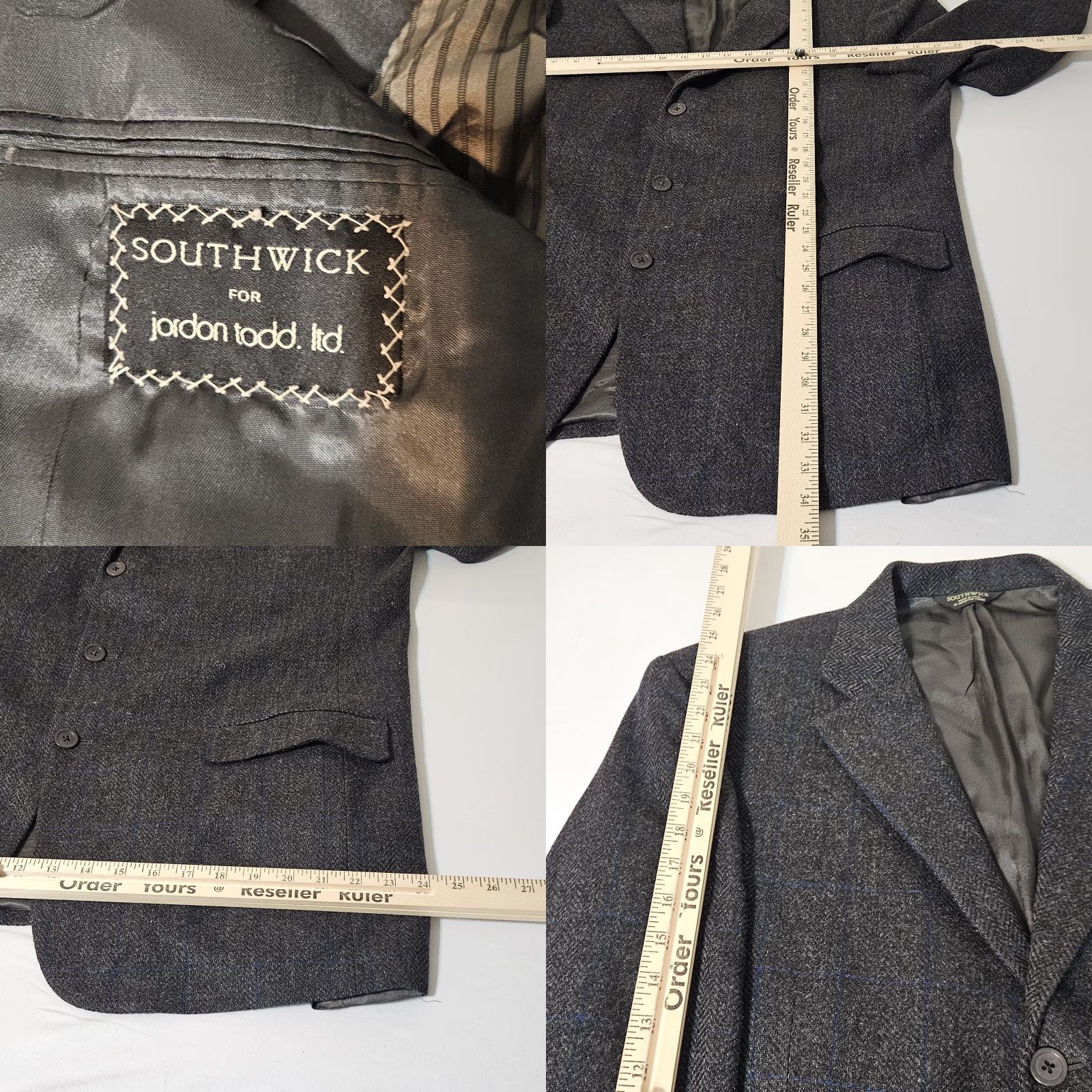 Southwick VINTAGE Southwick Blazer Shirt? Size 46R - 8 Thumbnail