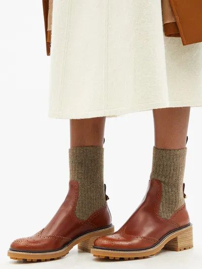 Chloe o1y0825 Ankle Boots in Brown Size US 5 / IT 35 - 5 Thumbnail