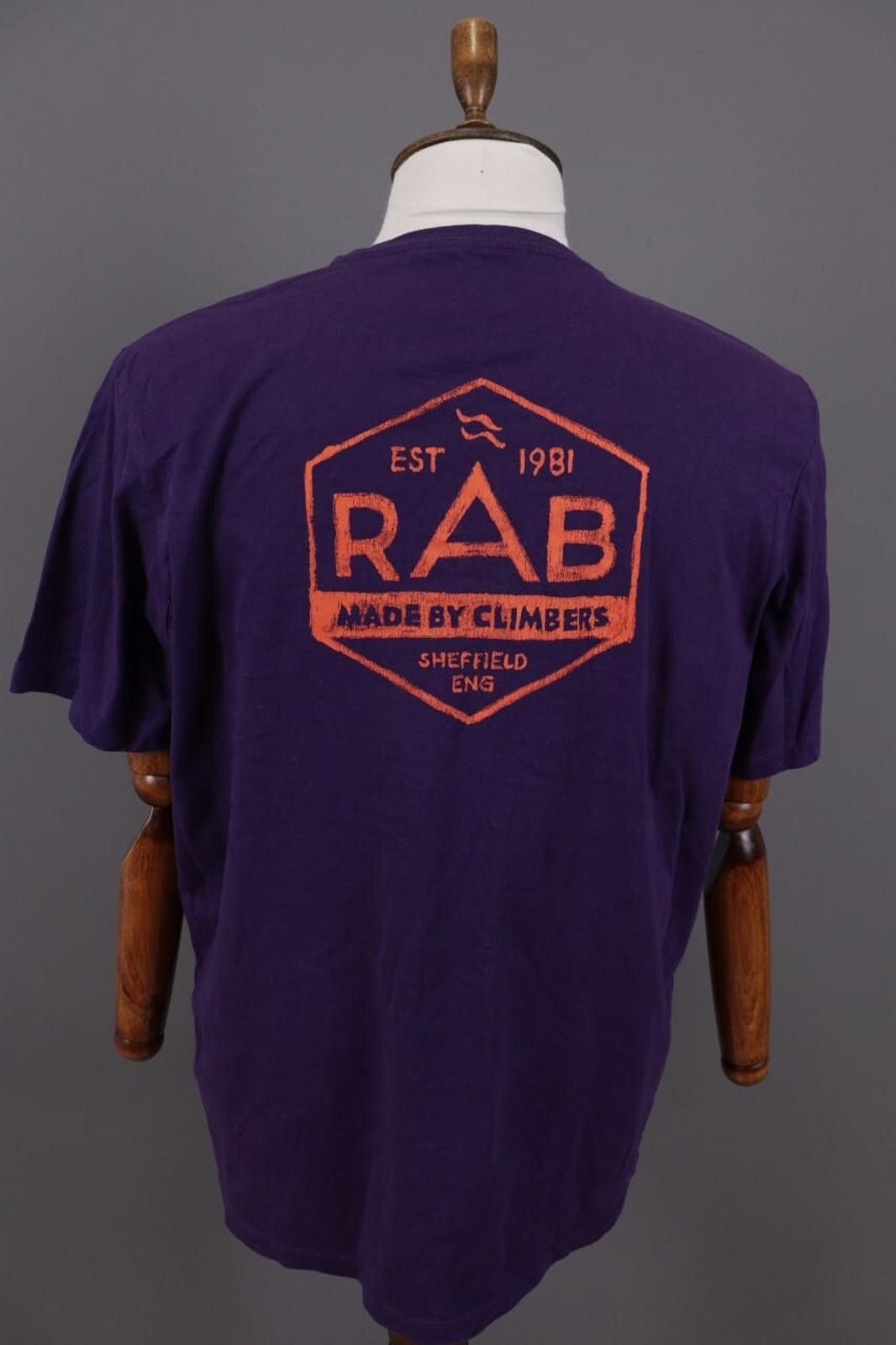 Rab Rab Stance Hex Rab SS Purple Big T-Shirt Size XL Size US XL / EU 56 / 4 - 10 Thumbnail