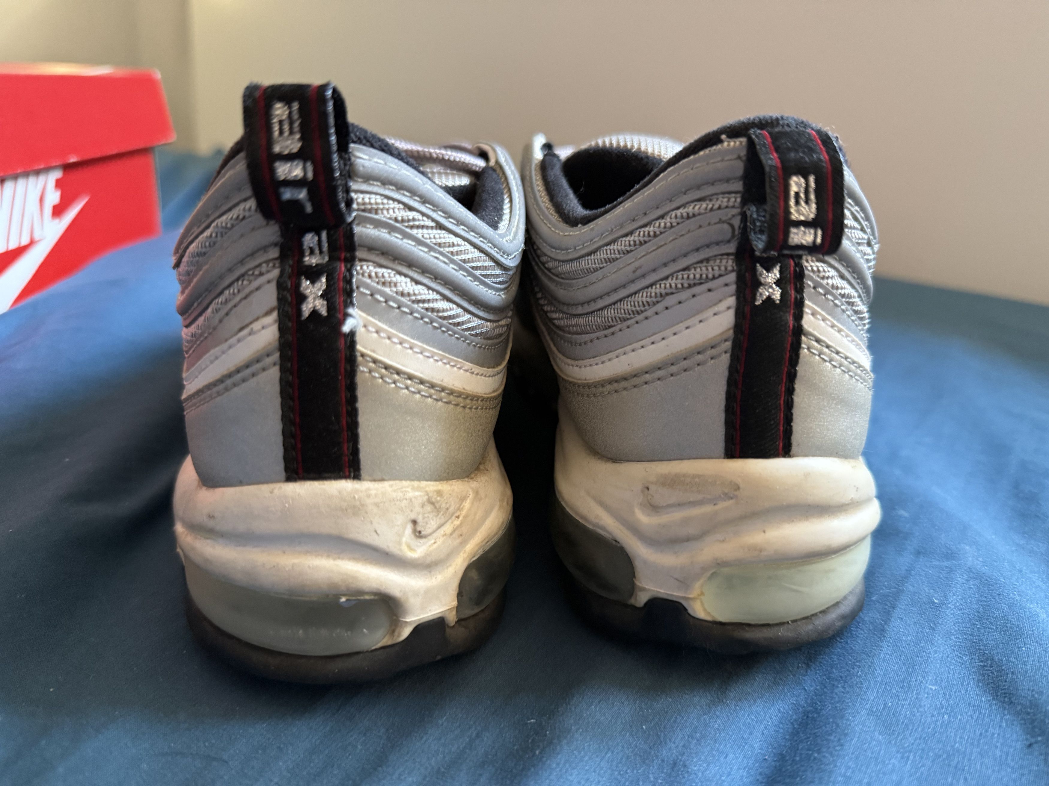 Nike Size 10 - Nike Air Max 97 OG QS 2017 Silver Bullet Size US 10 / EU 43 - 8 Thumbnail