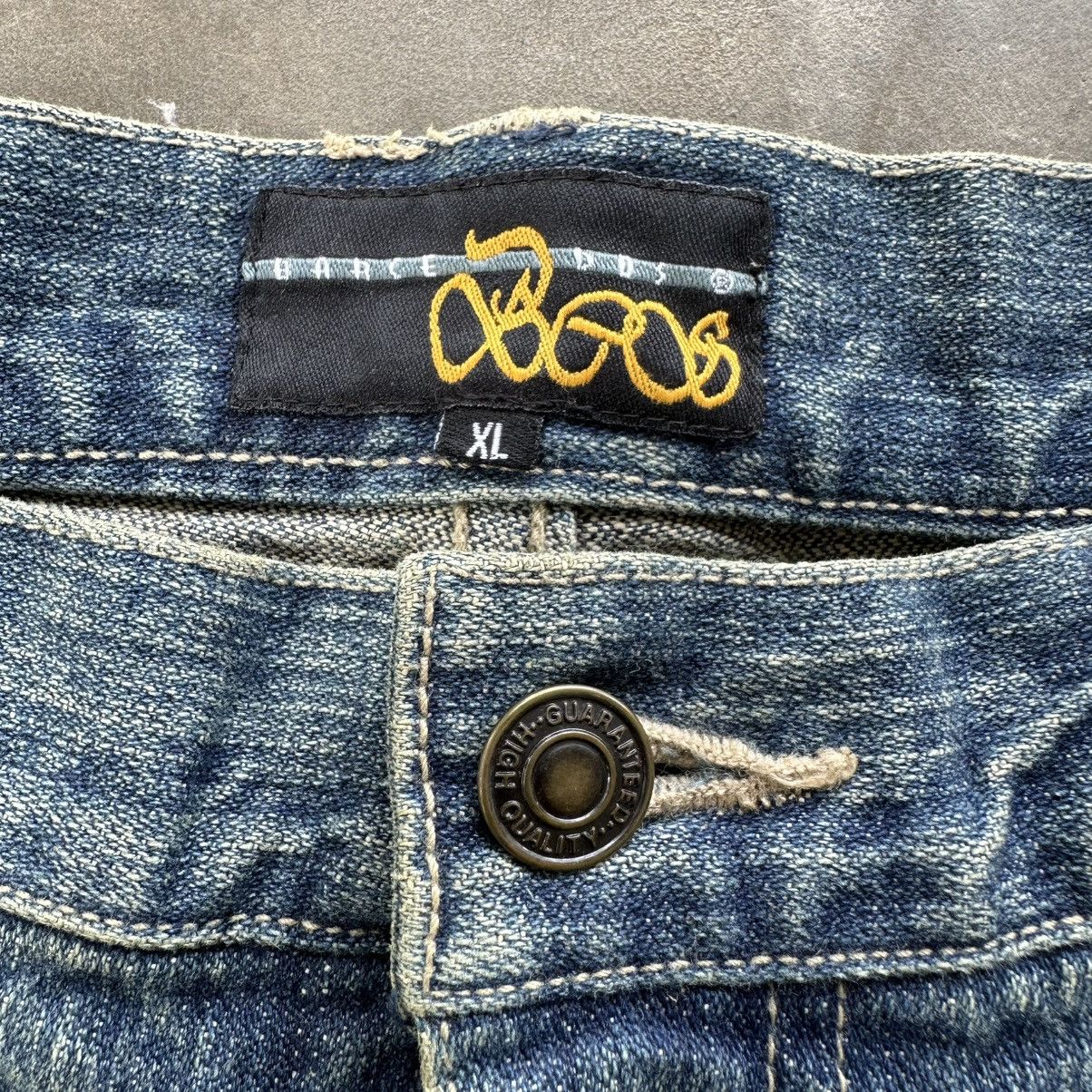Japanese Brand Vintage Japanese Distressed Faded Denim Jean Pant W34 Size US 34 / EU 50 - 4 Thumbnail