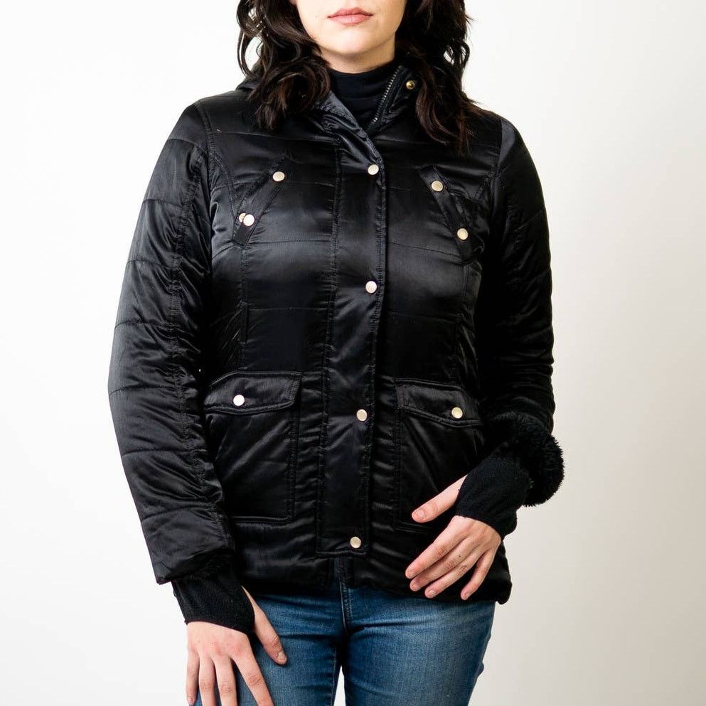 Lands' End Lands' End Black Puffer Coat Jacket - M Size M / US 6-8 / IT 42-44 - 4 Thumbnail