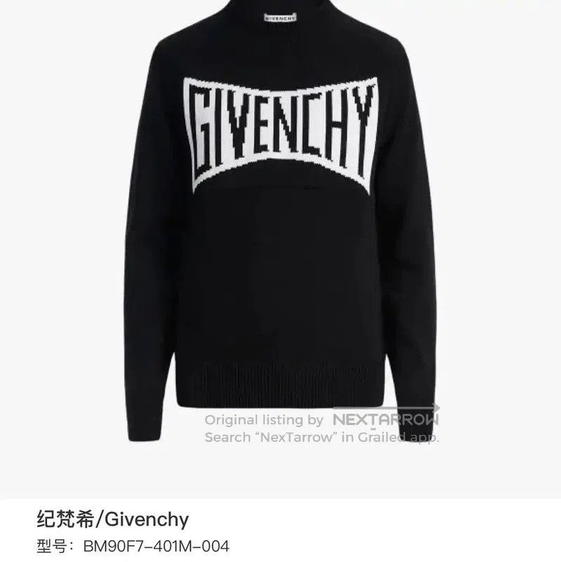 Givenchy Givenchy Black Cotton Knit Sweater for Women . Size M / US 6-8 / IT 42-44 - 6 Thumbnail