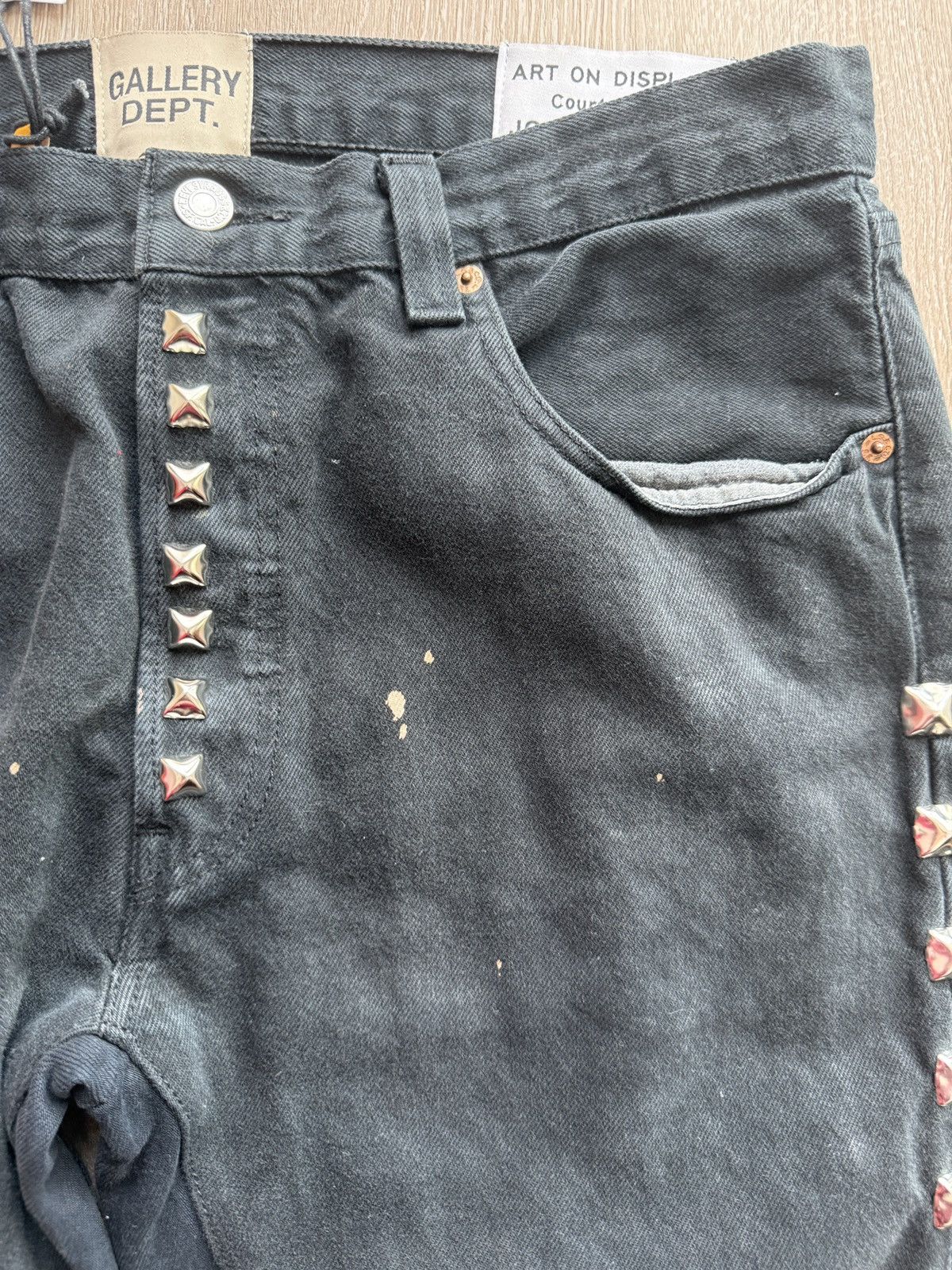 Gallery Dept. Gallery Dept. Studded La Flare Jeans Size US 32 / EU 48 - 6 Thumbnail