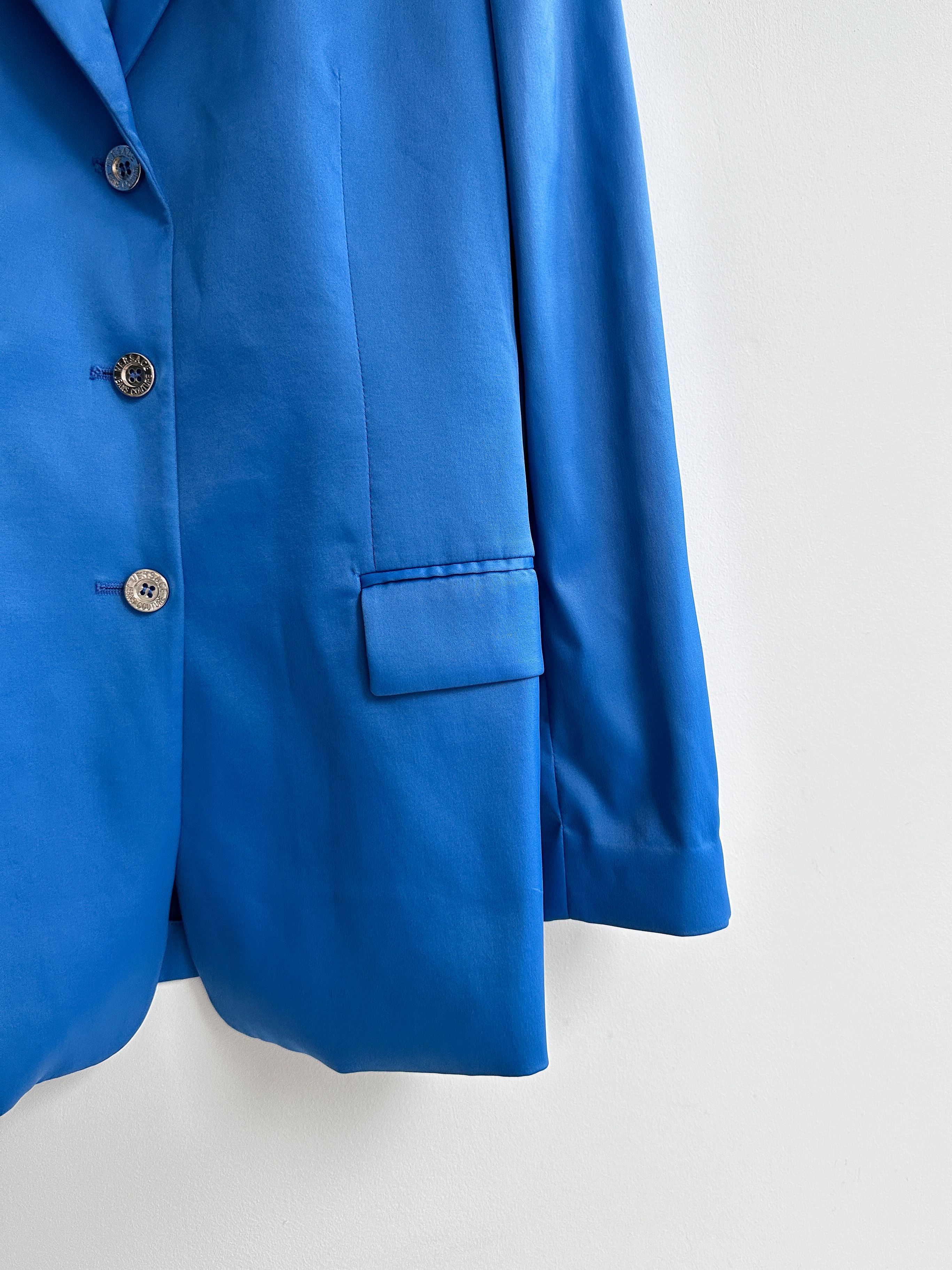 Versace Versace Jeans Couture Blue Blazer Jacket Size M / US 6-8 / IT 42-44 - 6 Thumbnail
