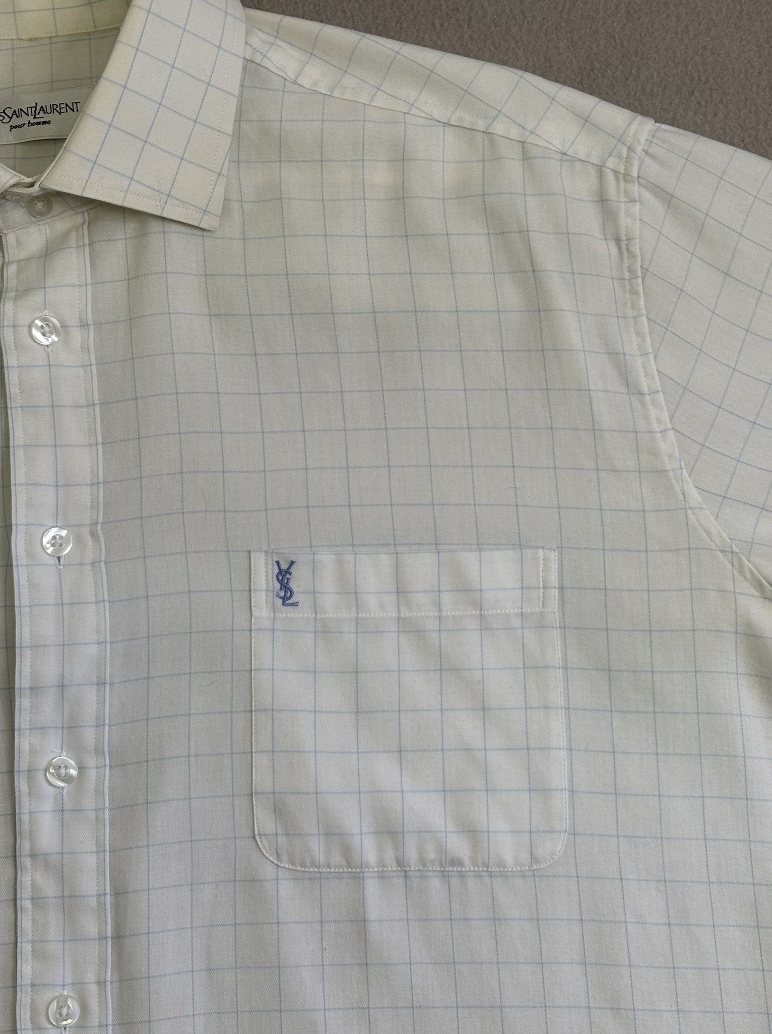 Vintage × Yves Saint Laurent Yves Saint Laurent shirt large Size US L / EU 52-54 / 3 - 7 Thumbnail