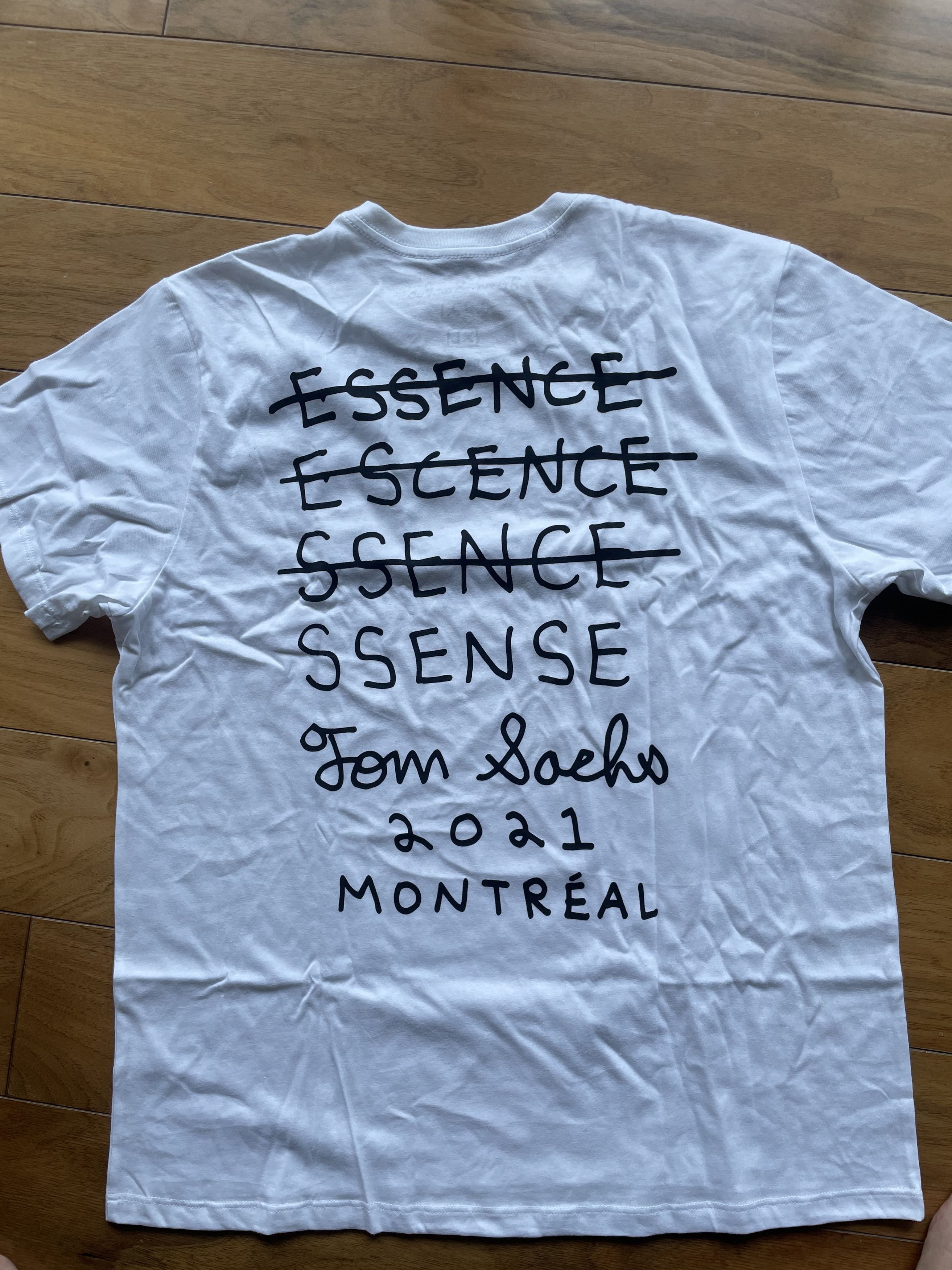 Tom Sachs Exclusive SSENSE x Tom Sachs white Tee Size US XL / EU 56 / 4 - 2 Thumbnail