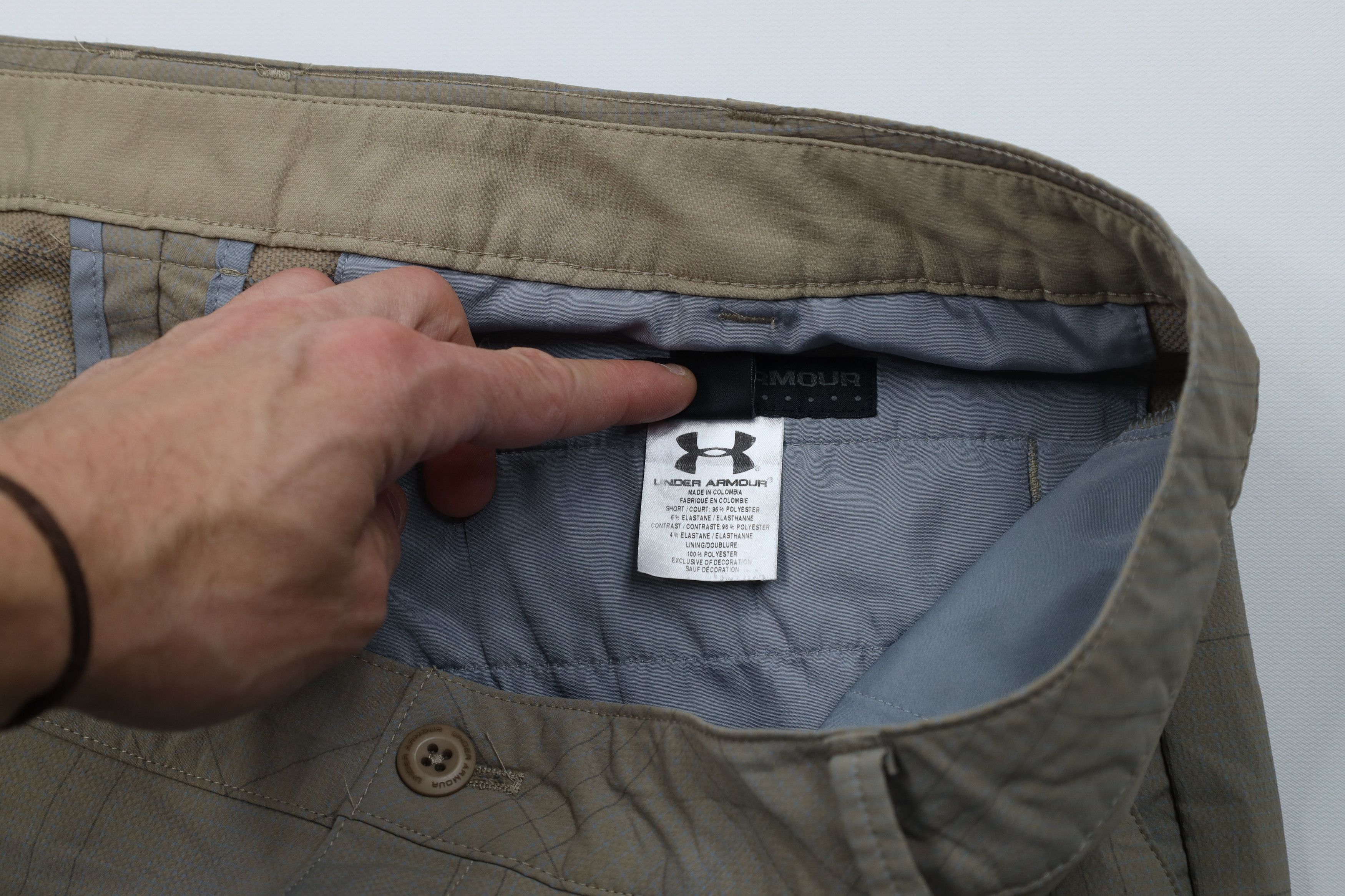 Under Armour Vintage Under Armour Golfing Golf Chino Shorts Gray Plaid Size US 40 / EU 56 - 8 Thumbnail