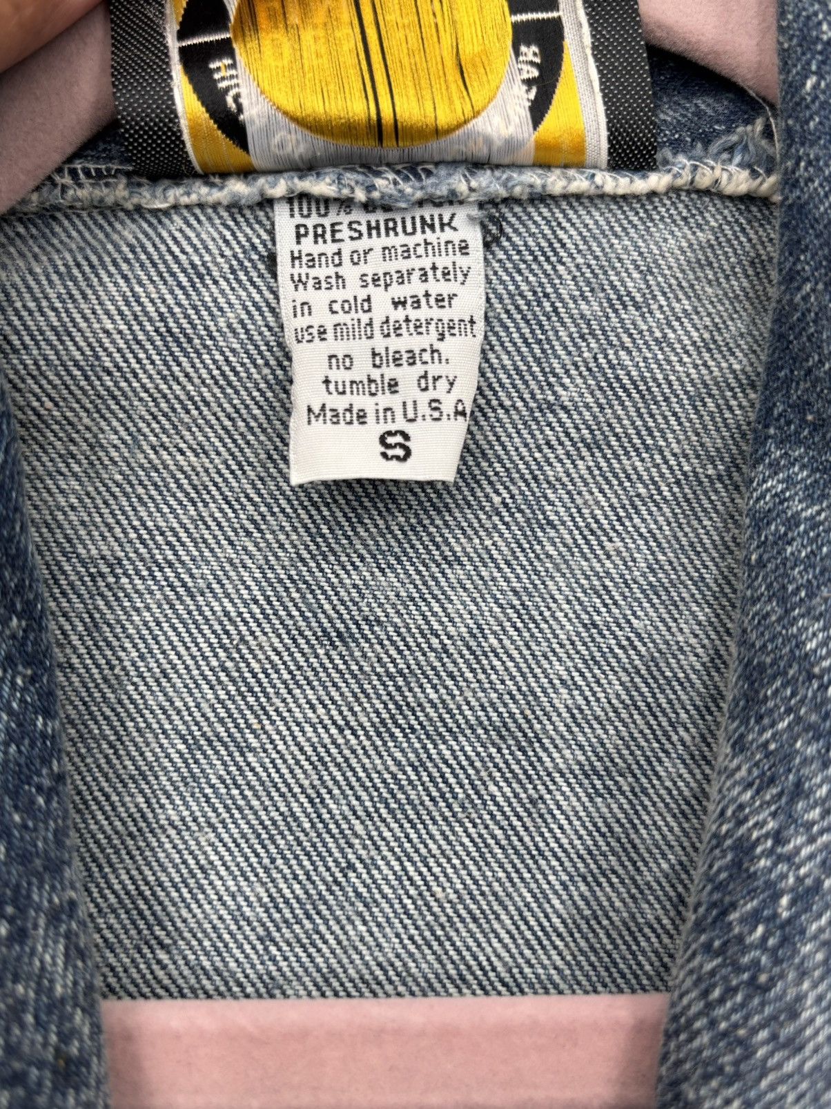 Vintage 1980s fringe denim statement jacket Size S / US 4 / IT 40 - 7 Thumbnail