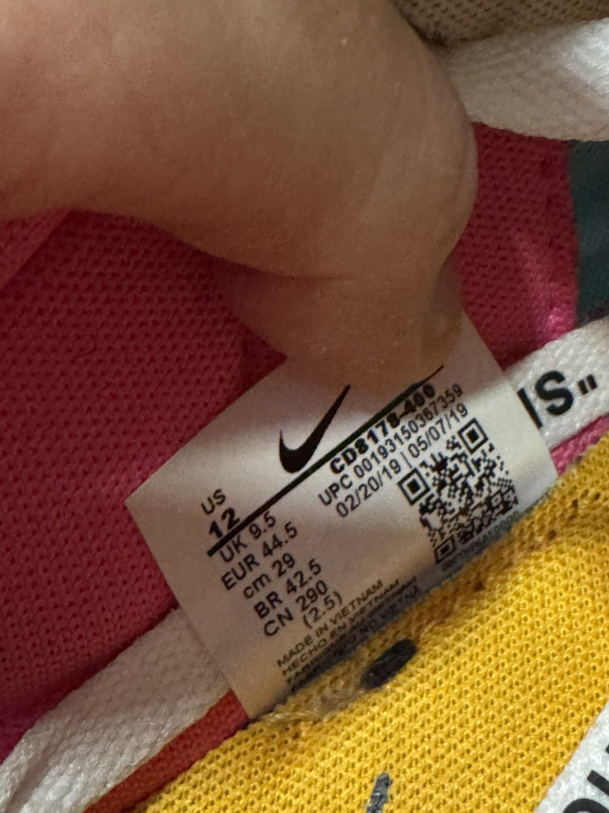 Nike × Off-White Nike Vapor Street WMNS Off-White Polarized Blue Size 12W Size US 12 / IT 42 - 7 Thumbnail