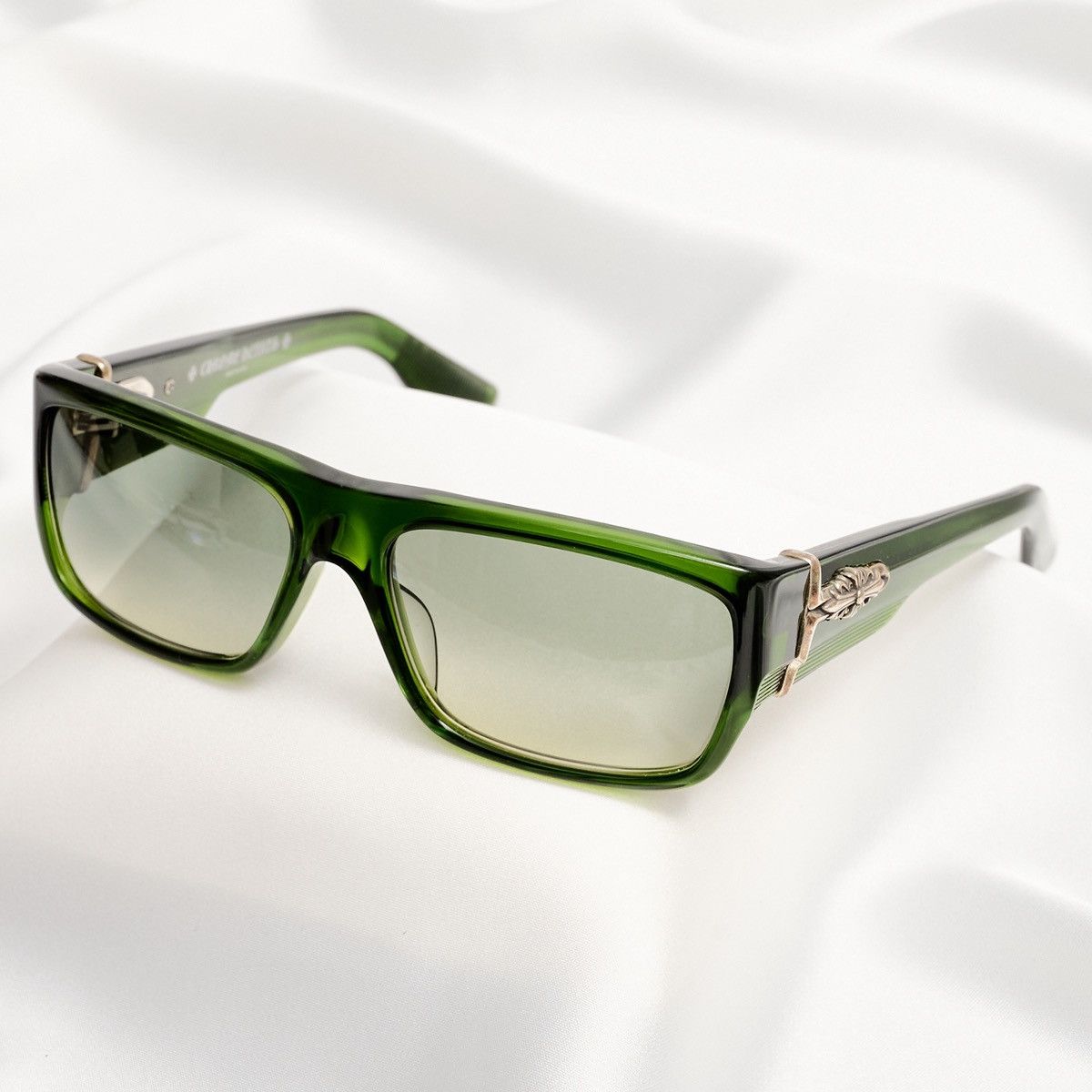 Chrome Hearts CHROME HEARTS YER BJORN AGAIN MOSS SUNGLASSES Size ONE SIZE - 2 Thumbnail