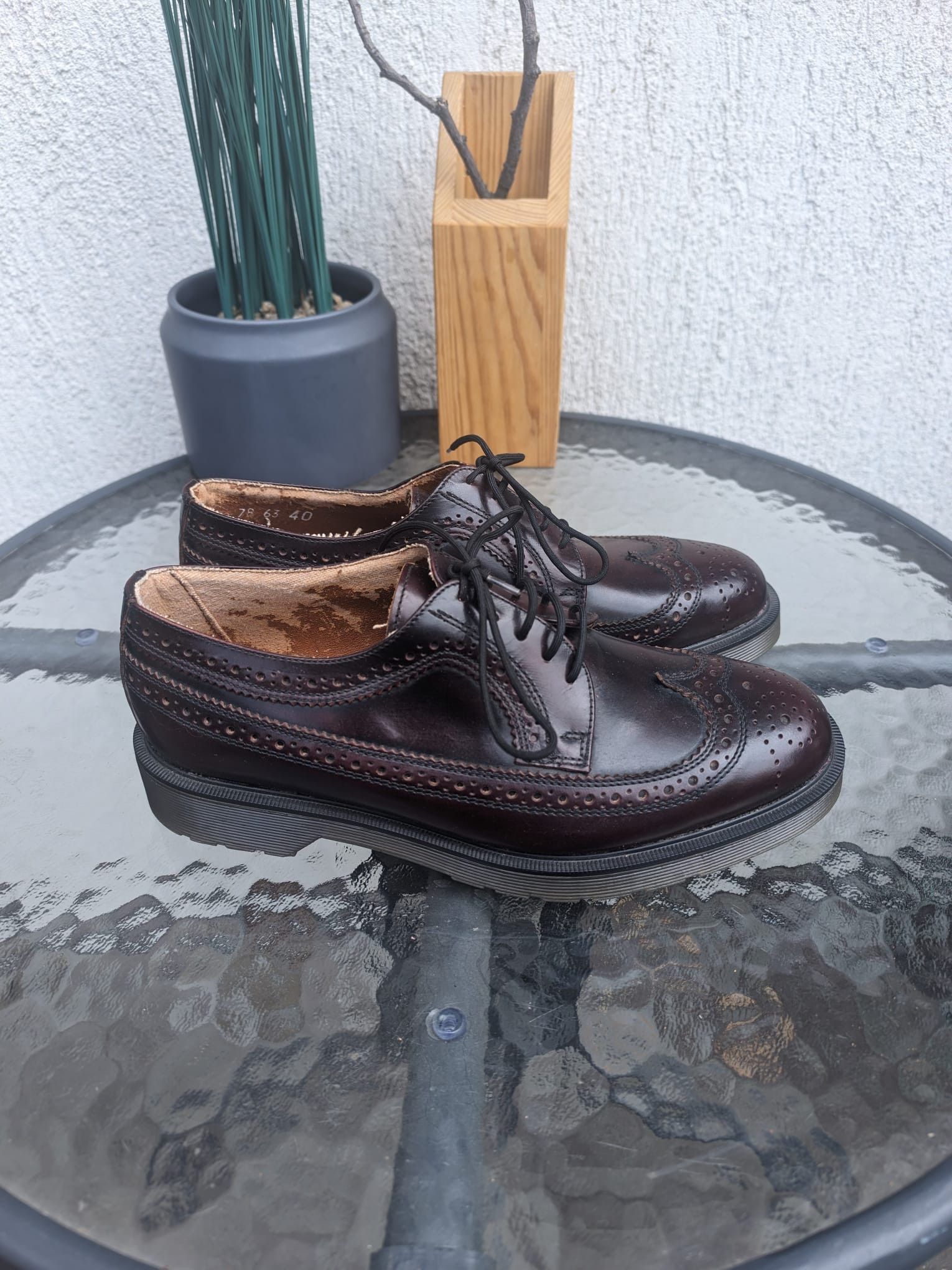 Leather × Seditionaries × Vintage chunky vintage brogue oxford leather shoes erd style Size US 7 / EU 40 - 8 Thumbnail