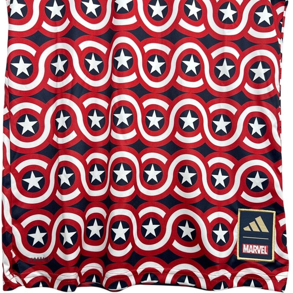 Adidas Adidas x Marvel Captain America MLS Mens Soccer Jersey Size US S / EU 44-46 / 1 - 4 Thumbnail