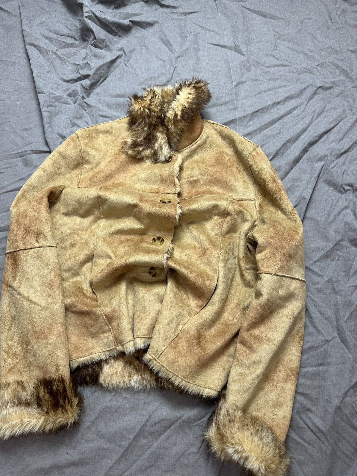 Japanese Brand Junya Watanabe Balenciaga Playboi Carti Style Mohair Jacket Size US L / EU 52-54 / 3 - 2 Thumbnail