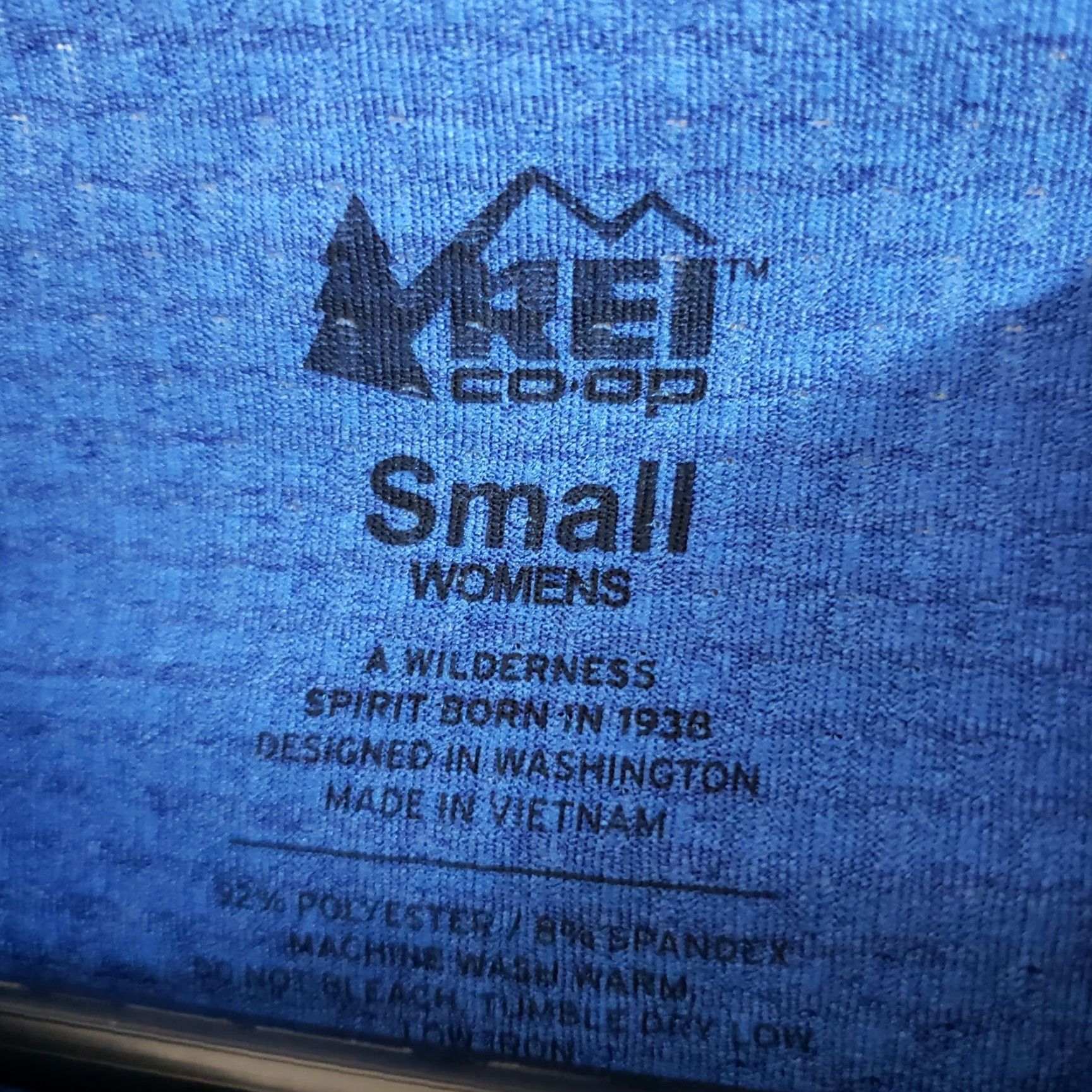 Vintage REI Co-Op Womens Tee Small Solid Blue Short Sleeve Pullover T-Shirt Activewear Womens 90s? (no, can't add decade unless in original) Size 28" / US 6 / IT 42 - 5 Thumbnail