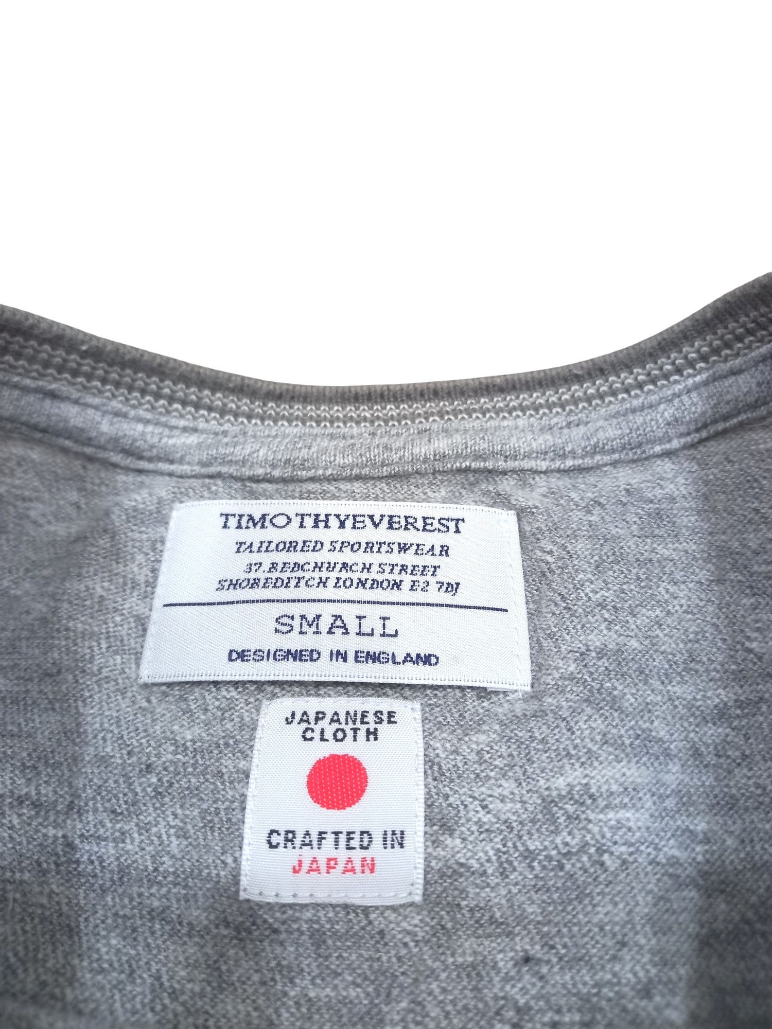 Designer × Timothy Everest Timothy Everest Designer Grey Speckeled Tee Size US S / EU 44-46 / 1 - 3 Thumbnail