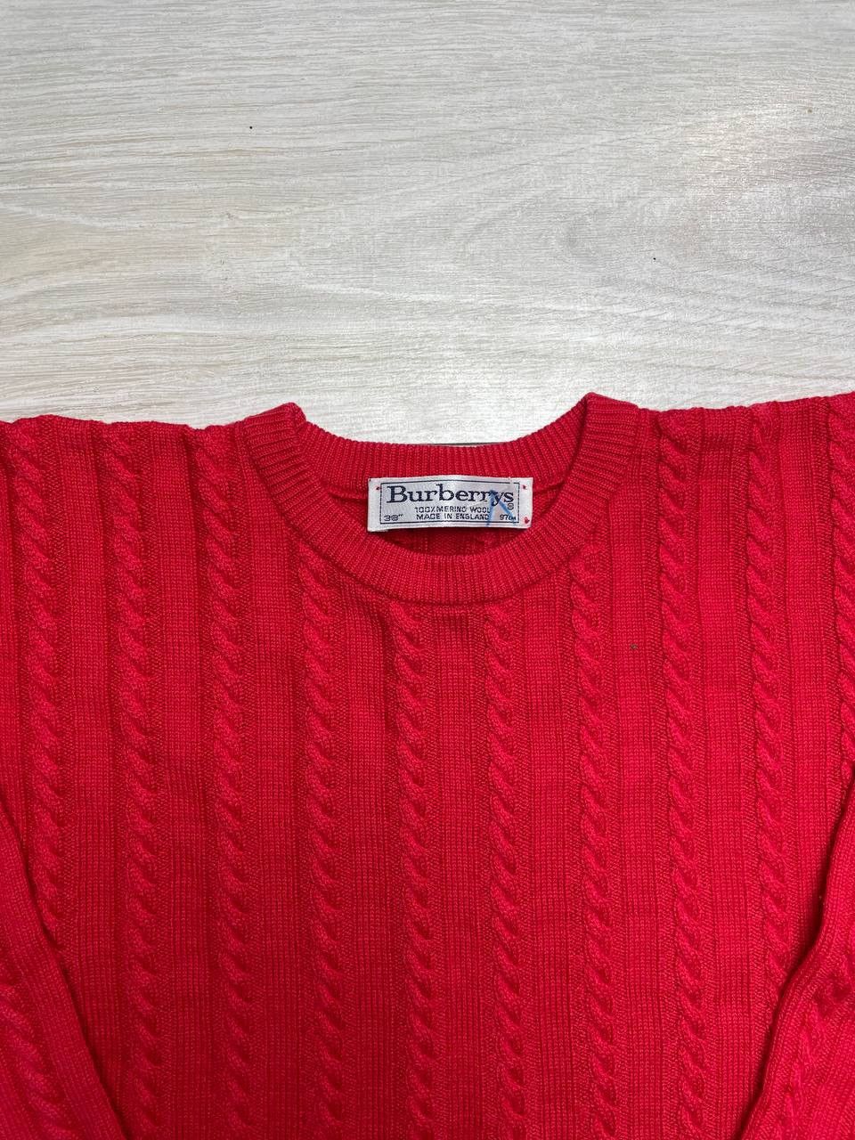 Burberry × Vintage Vintage Burberrys sweater 80s Size US M / EU 48-50 / 2 - 2 Thumbnail